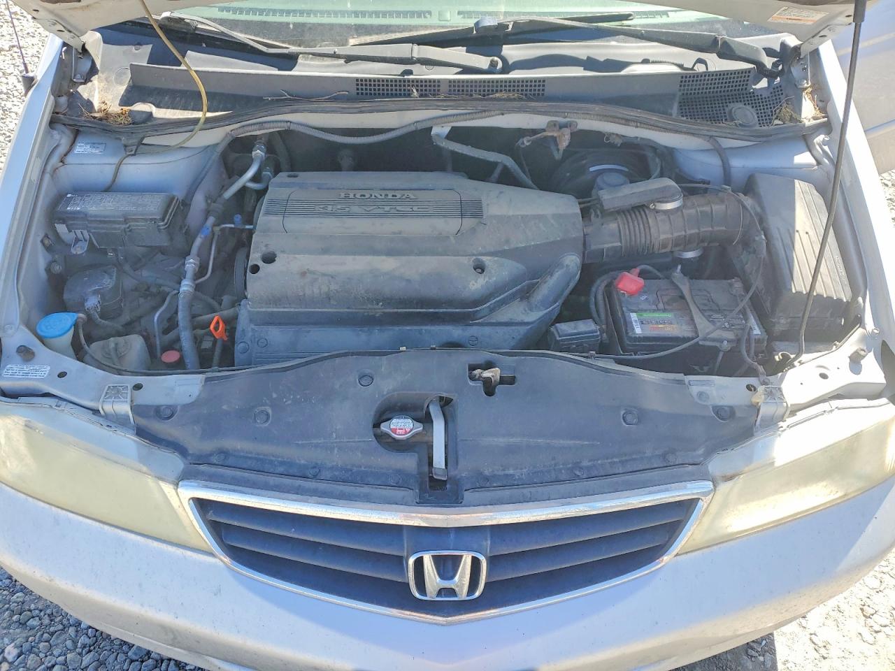 2004 Honda Odyssey Ex Серебряный vin: 5FNRL18674B083401