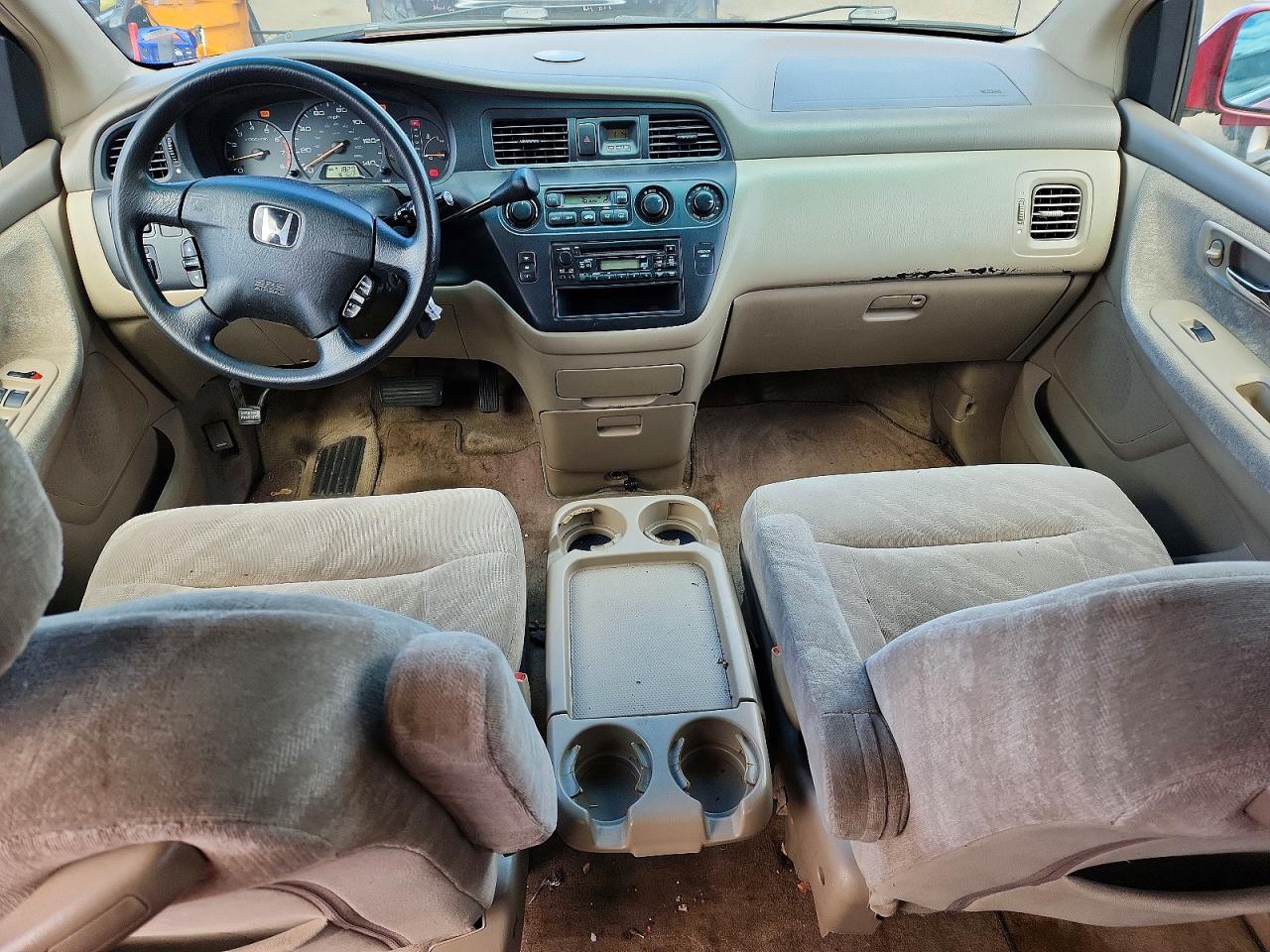 2004 Honda Odyssey Ex Red vin: 5FNRL18674B115120
