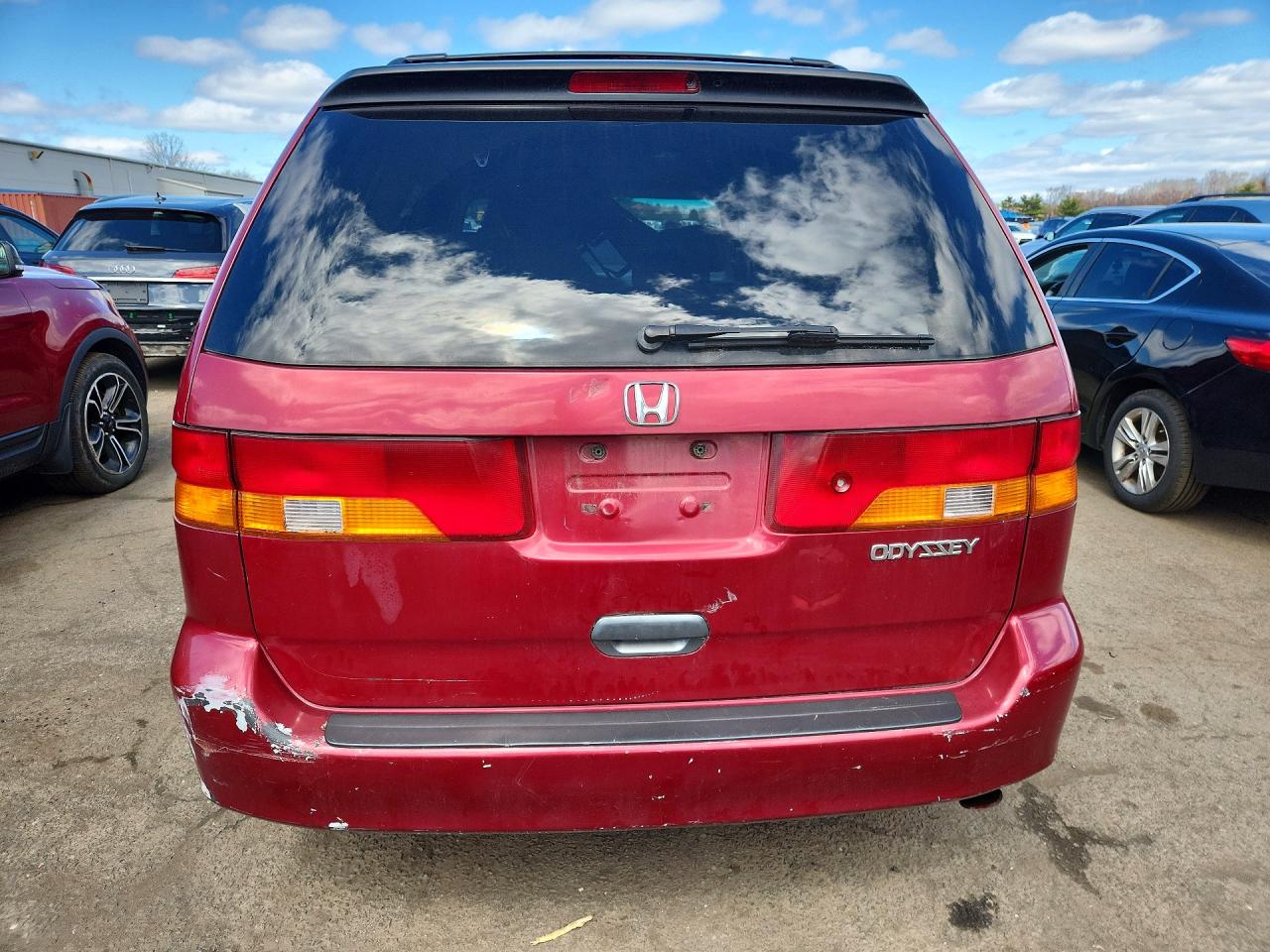 2004 Honda Odyssey Ex Red vin: 5FNRL18674B115120