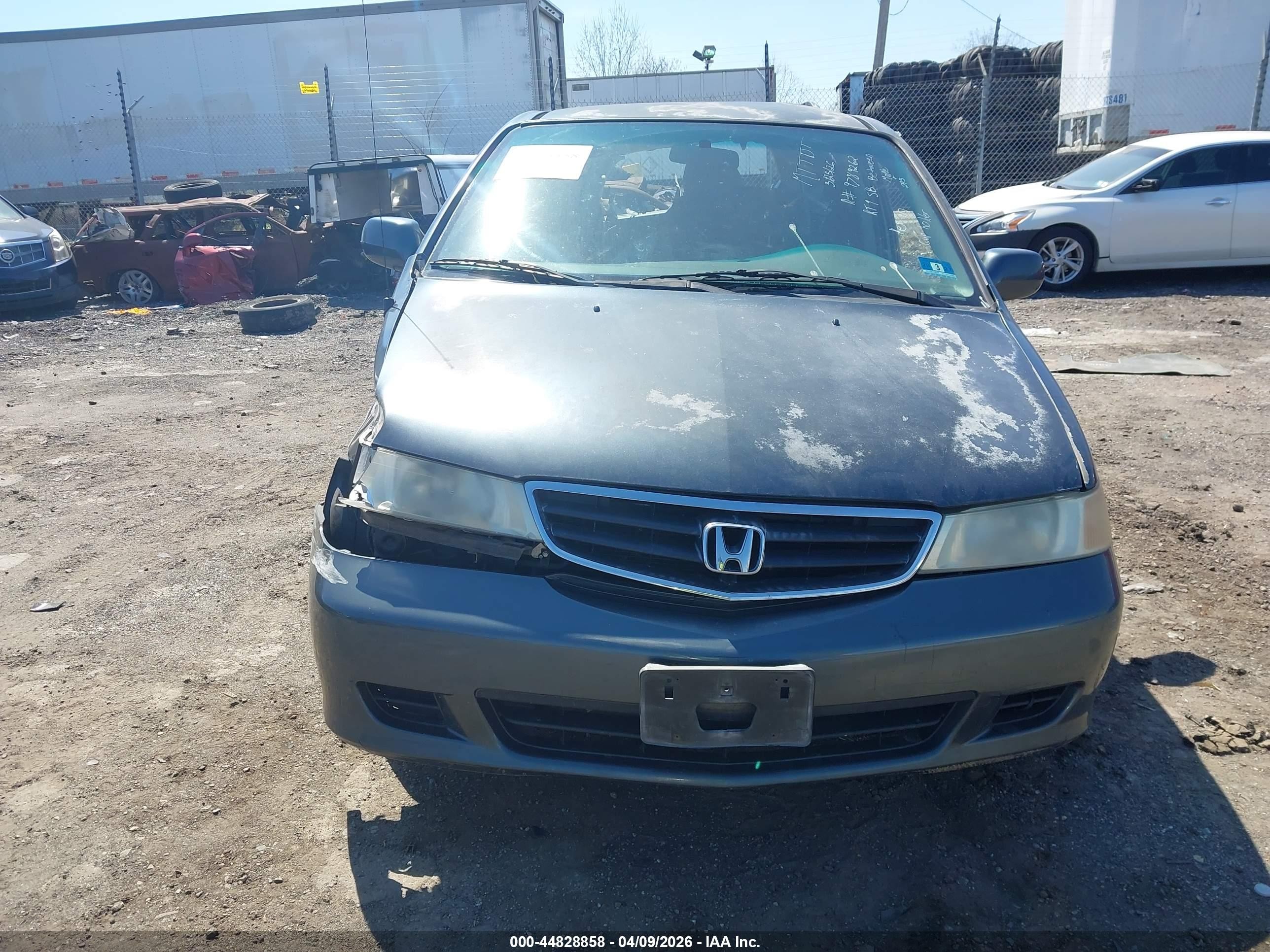 2004 Honda Odyssey Ex Gray vin: 5FNRL18674B141524