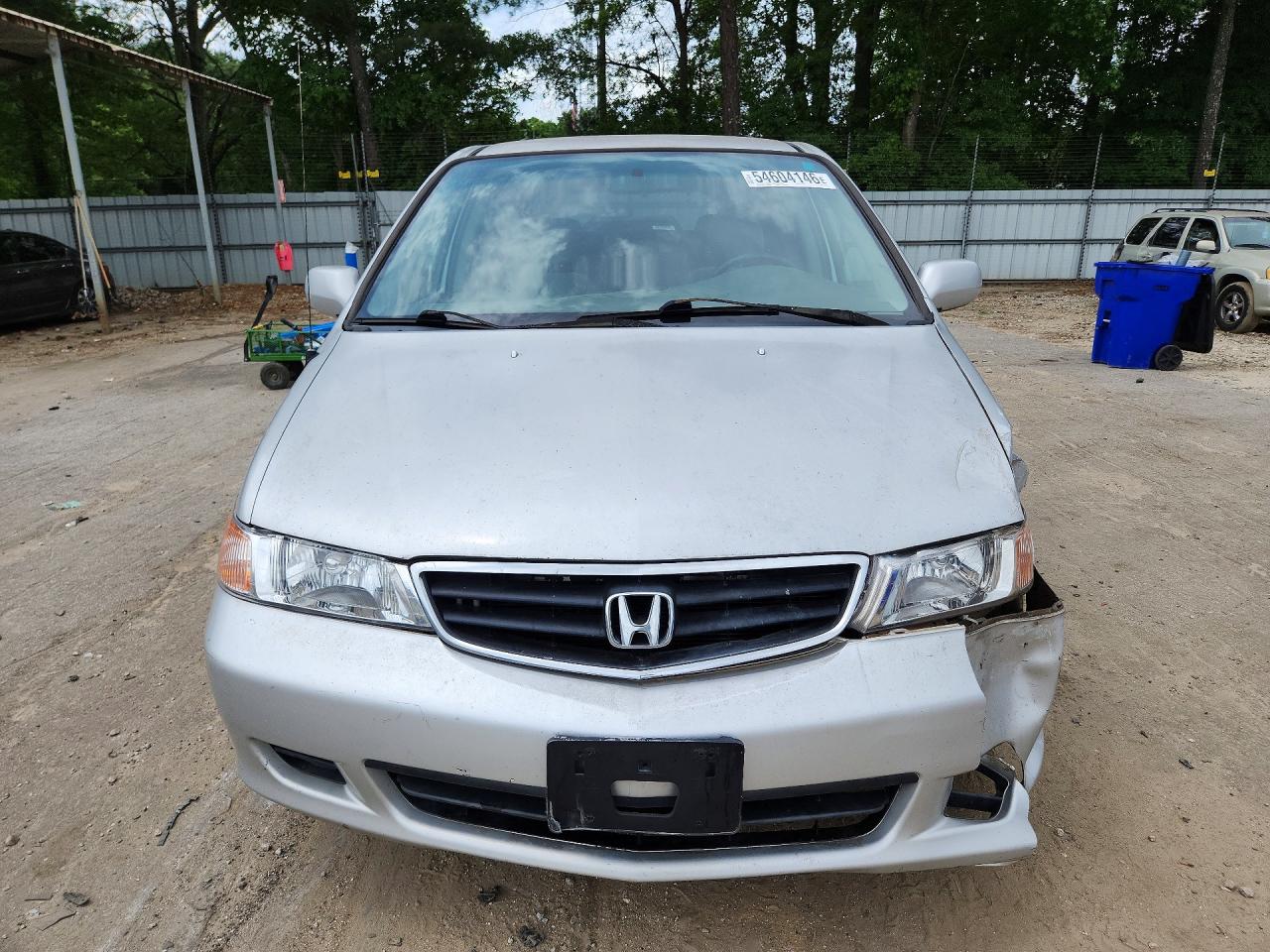 2004 Honda Odyssey Ex Silver vin: 5FNRL18674B147968