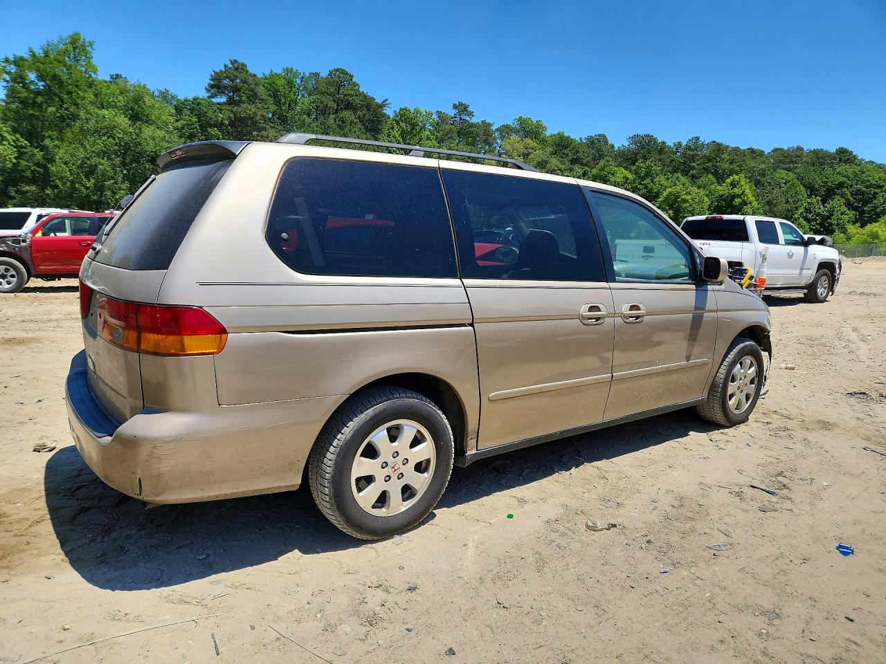 2002 Honda Odyssey Ex Gold vin: 5FNRL18682B004704