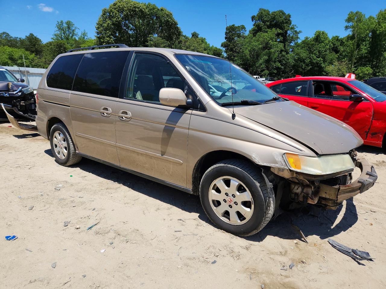 2002 Honda Odyssey Ex Gold vin: 5FNRL18682B004704
