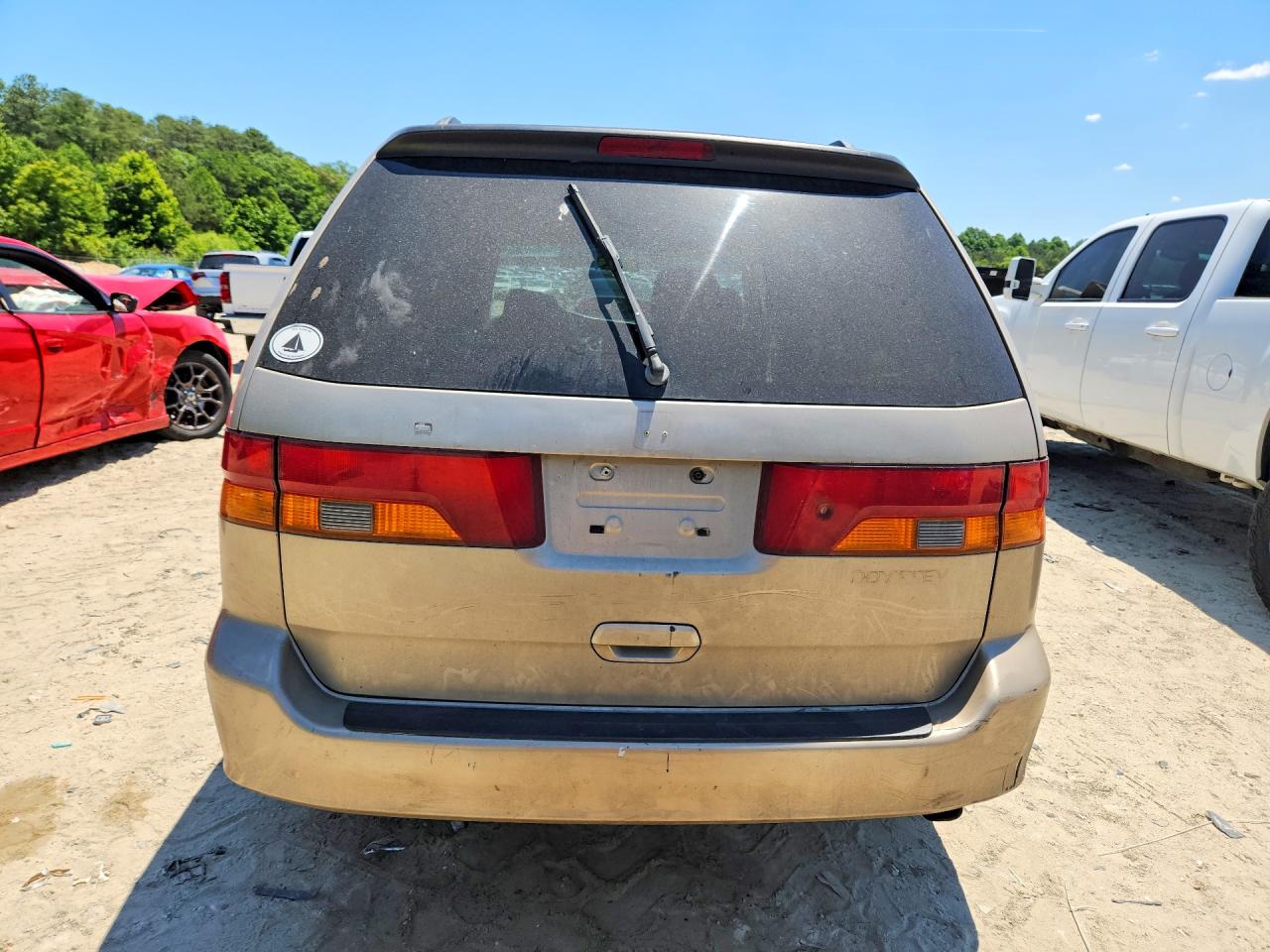 2002 Honda Odyssey Ex Gold vin: 5FNRL18682B004704