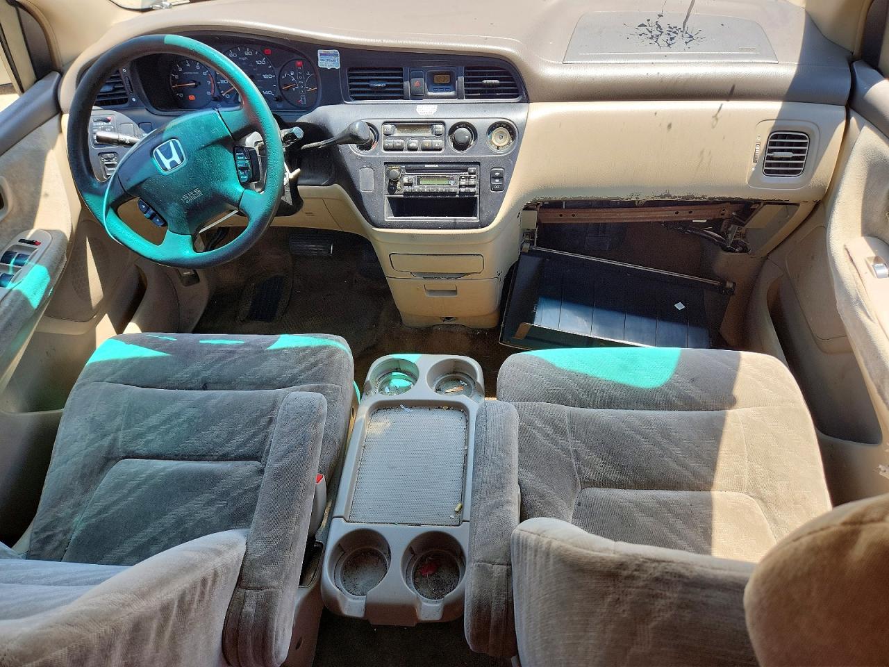 2002 Honda Odyssey Ex Gold vin: 5FNRL18682B004704