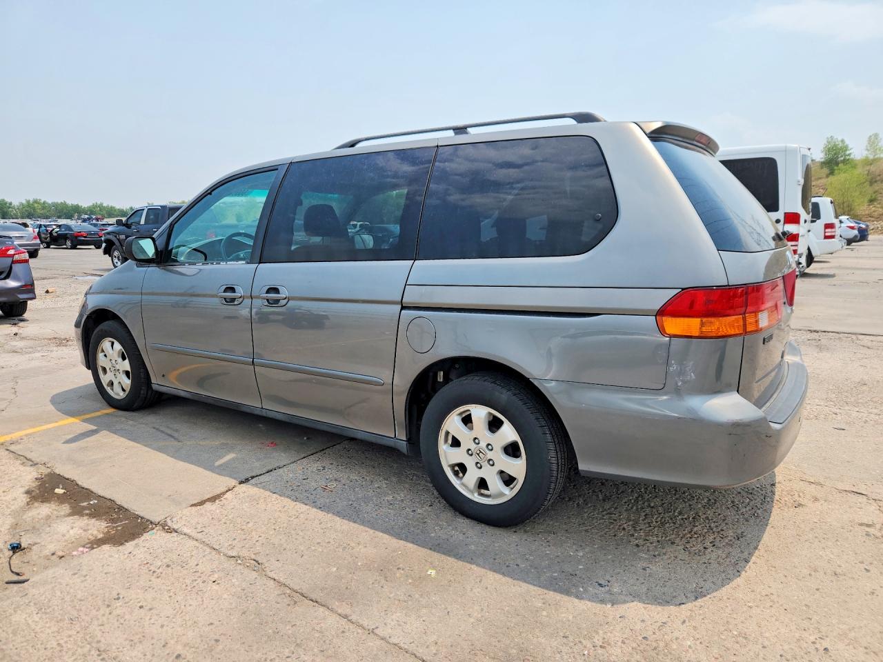 2002 Honda Odyssey Ex Gray vin: 5FNRL18682B023043
