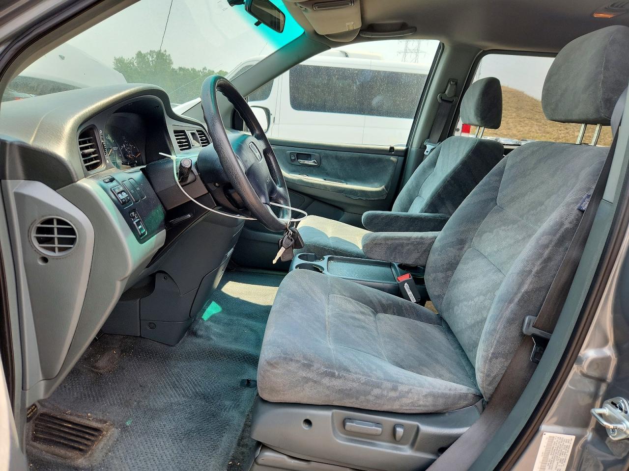 2002 Honda Odyssey Ex Gray vin: 5FNRL18682B023043
