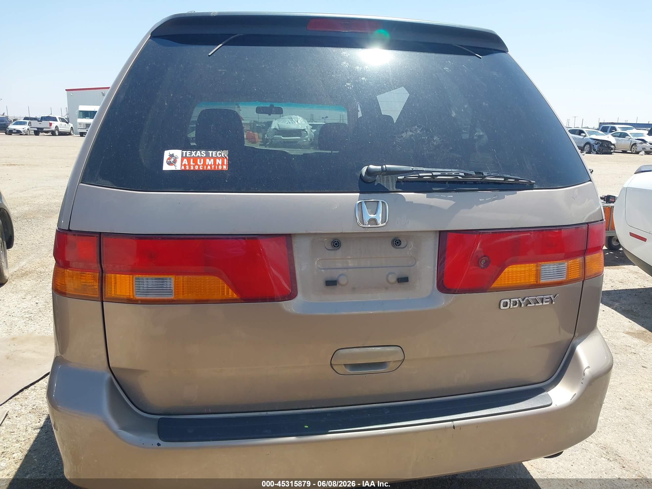 2003 Honda Odyssey Ex Gold vin: 5FNRL18683B074849