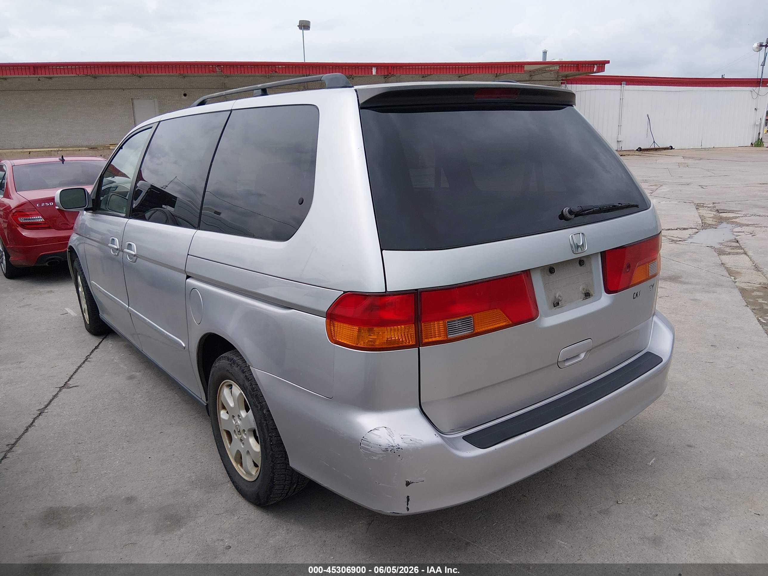 2003 Honda Odyssey Ex Silver vin: 5FNRL18683B086256