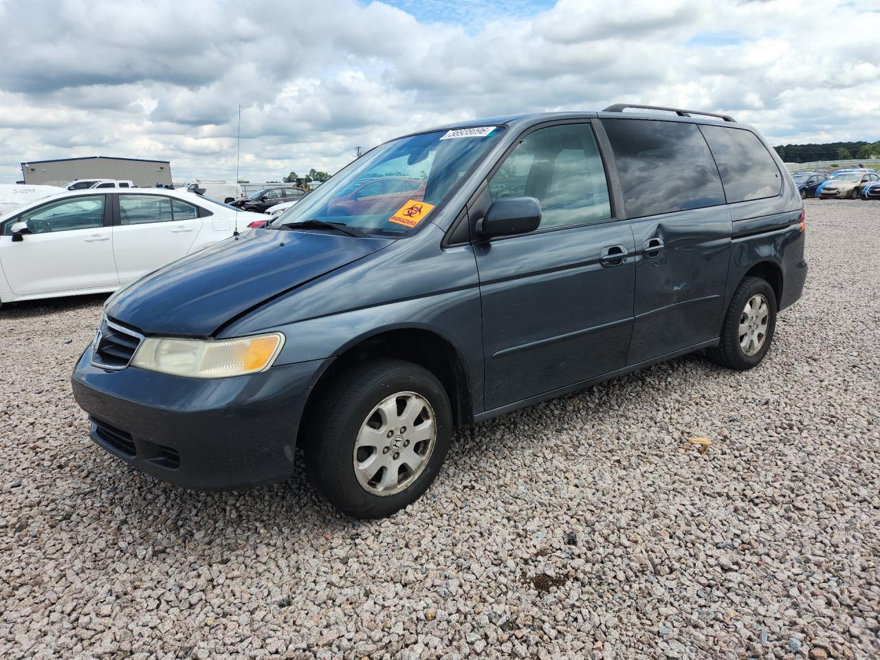 2004 Honda Odyssey Ex Green vin: 5FNRL18684B072259
