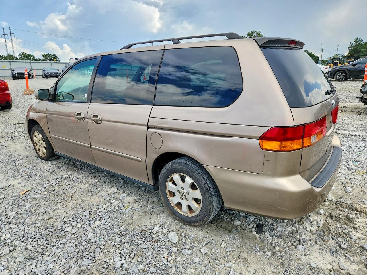 2004 Honda Odyssey Ex Желто-коричневый vin: 5FNRL18684B072696