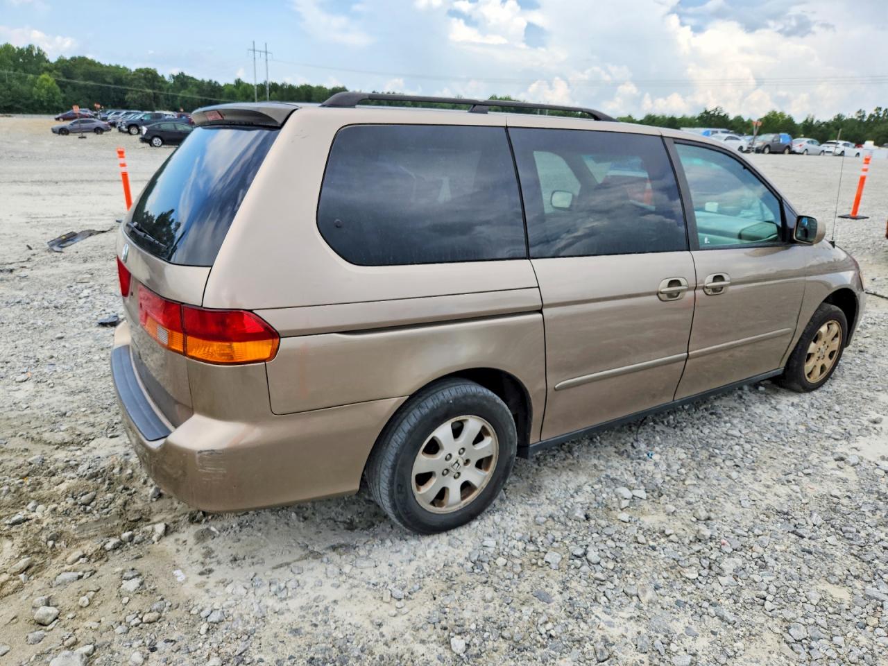 2004 Honda Odyssey Ex Желто-коричневый vin: 5FNRL18684B072696