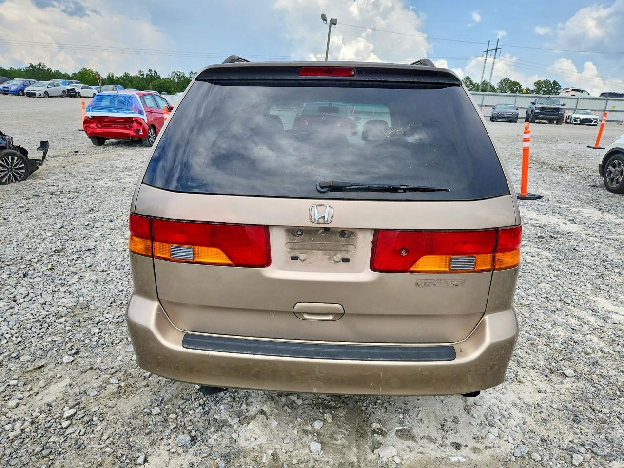 2004 Honda Odyssey Ex Желто-коричневый vin: 5FNRL18684B072696