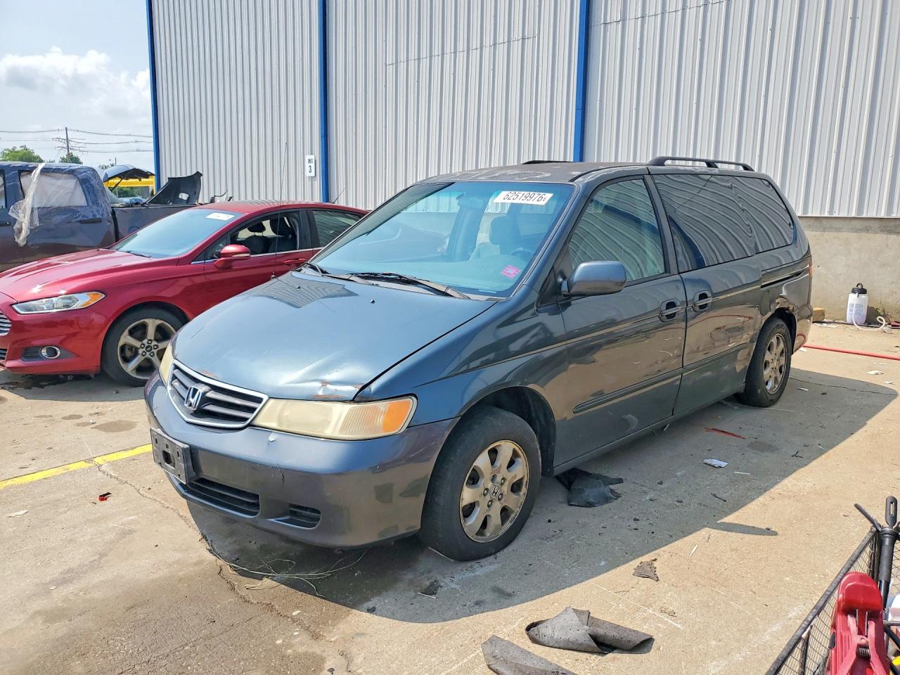 2003 Honda Odyssey Ex Gray vin: 5FNRL18693B019326