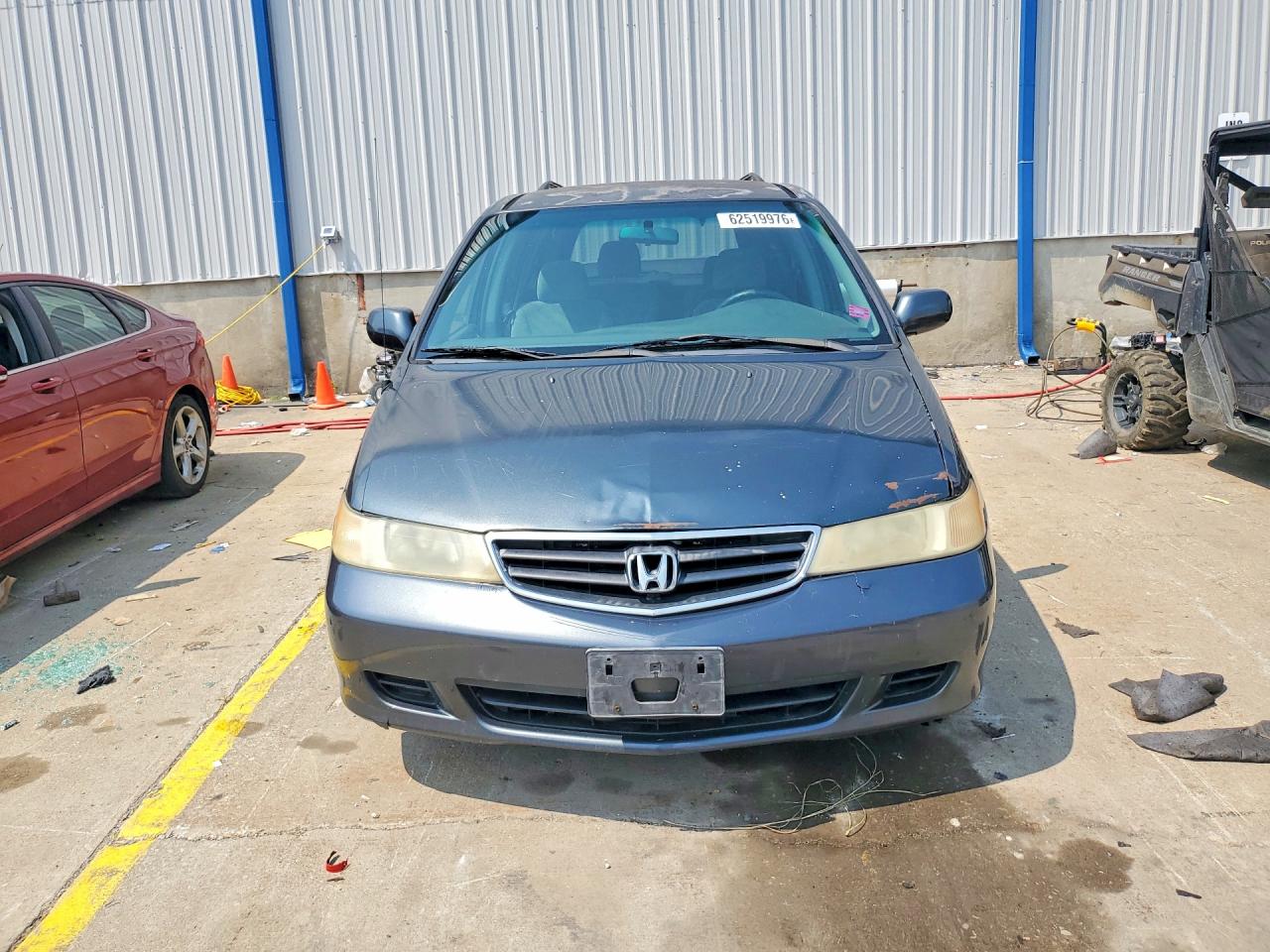 2003 Honda Odyssey Ex Gray vin: 5FNRL18693B019326
