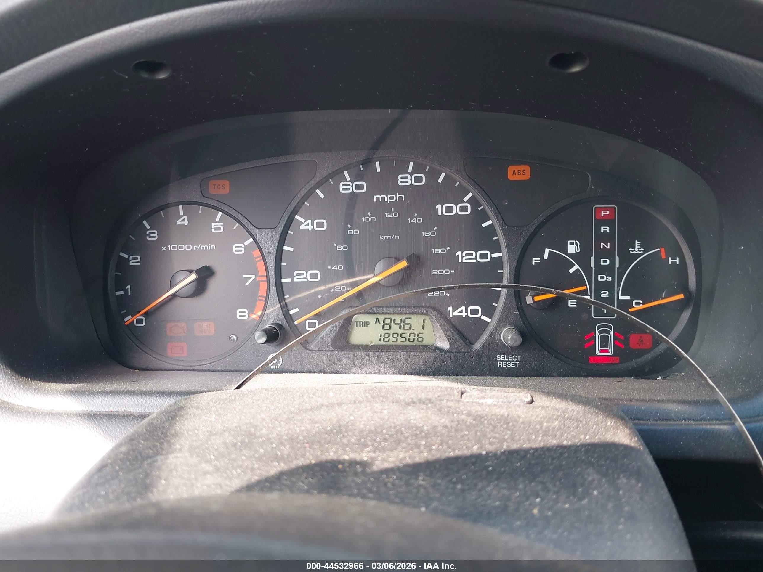 2003 Honda Odyssey Ex Blue vin: 5FNRL18693B051810