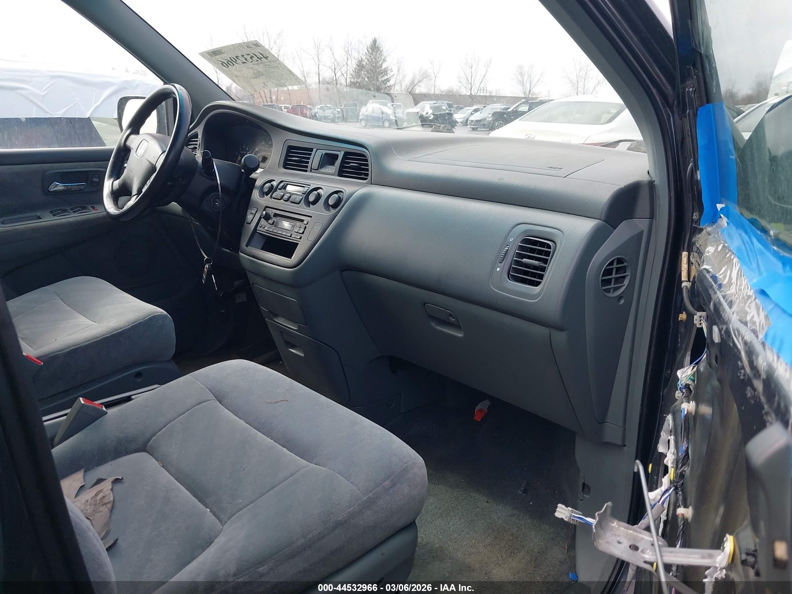 2003 Honda Odyssey Ex Blue vin: 5FNRL18693B051810