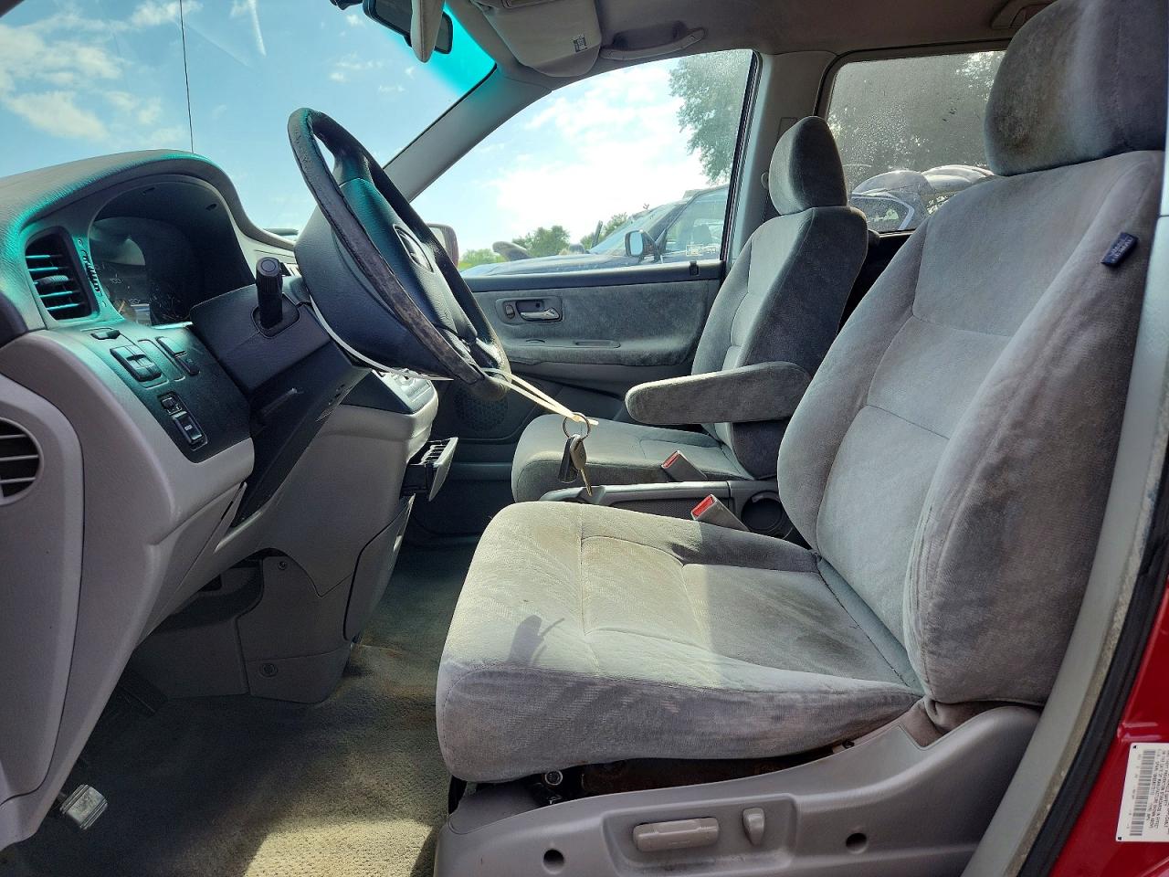 2003 Honda Odyssey Ex Red vin: 5FNRL18693B073712