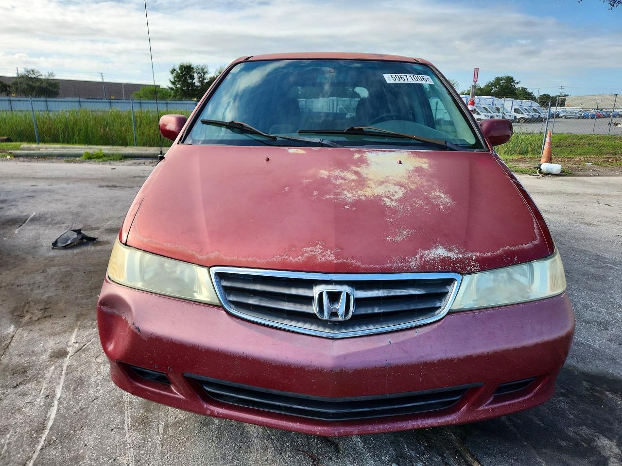 2003 Honda Odyssey Ex Red vin: 5FNRL18693B073712