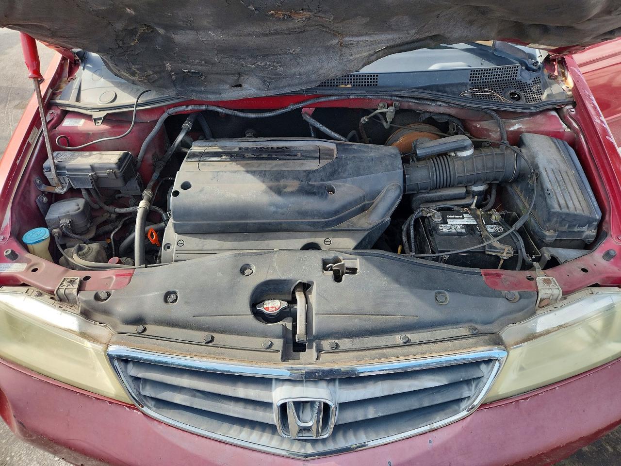 2003 Honda Odyssey Ex Red vin: 5FNRL18693B073712