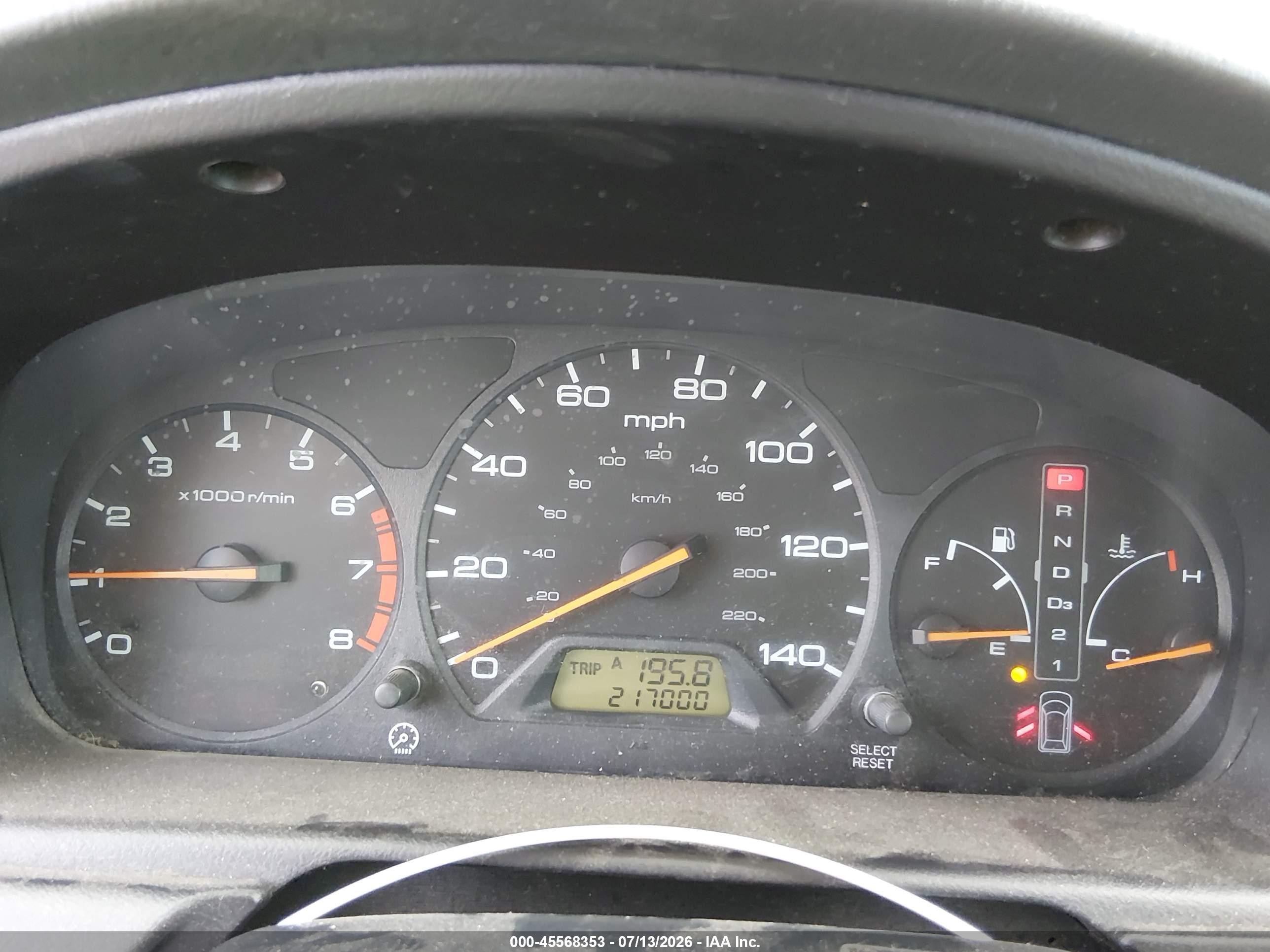 2003 Honda Odyssey Ex Light Blue vin: 5FNRL18693B114825