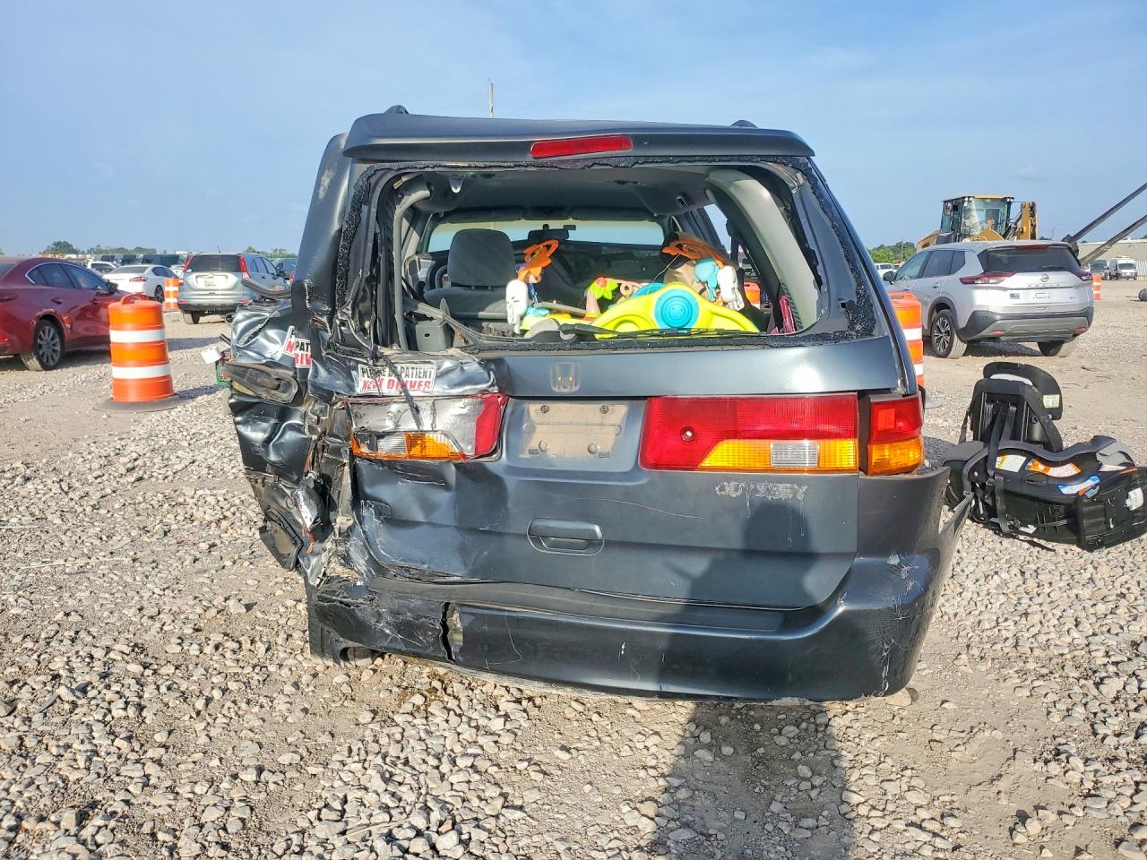 2003 Honda Odyssey Ex Серый vin: 5FNRL18693B131298
