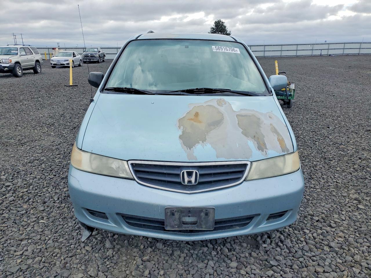 2004 Honda Odyssey Ex Turquoise vin: 5FNRL18694B039898