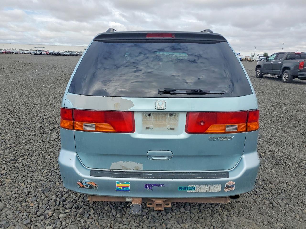 2004 Honda Odyssey Ex Turquoise vin: 5FNRL18694B039898