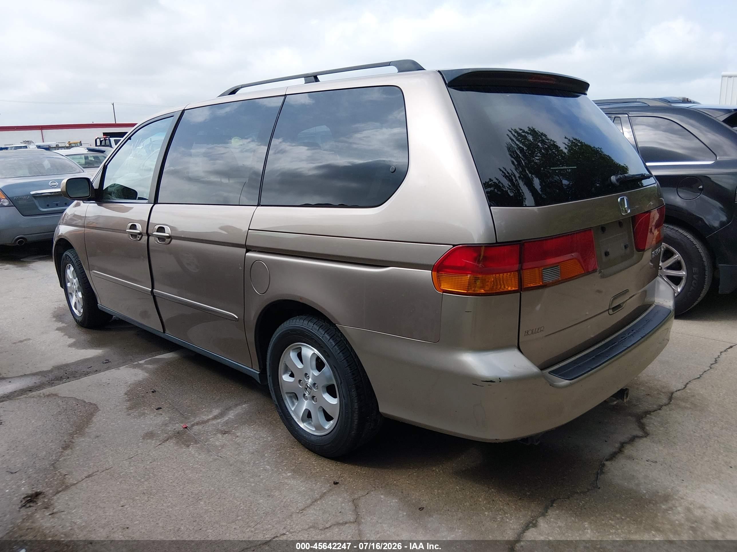 2004 Honda Odyssey Ex Brown vin: 5FNRL18694B049606