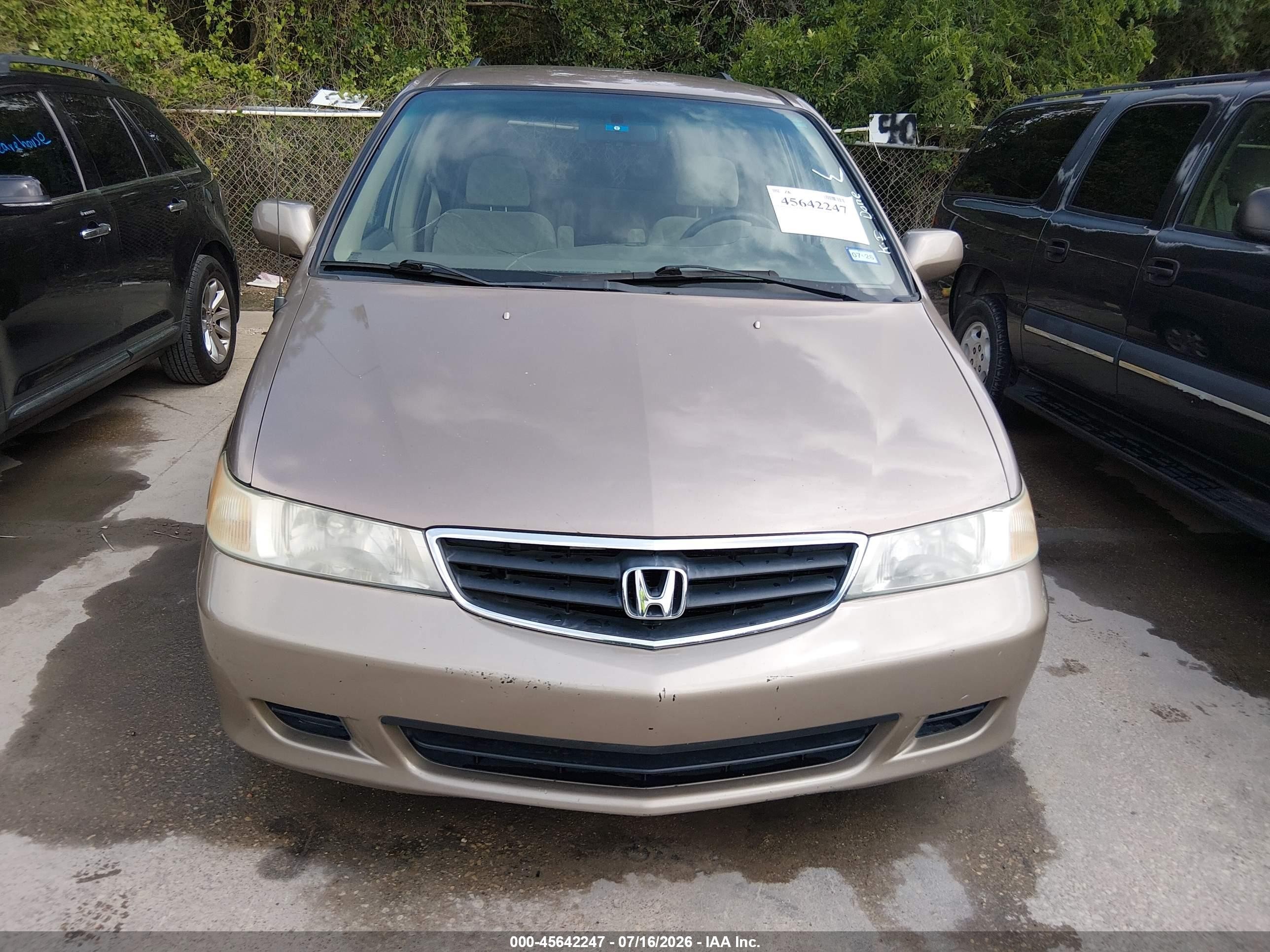 2004 Honda Odyssey Ex Brown vin: 5FNRL18694B049606