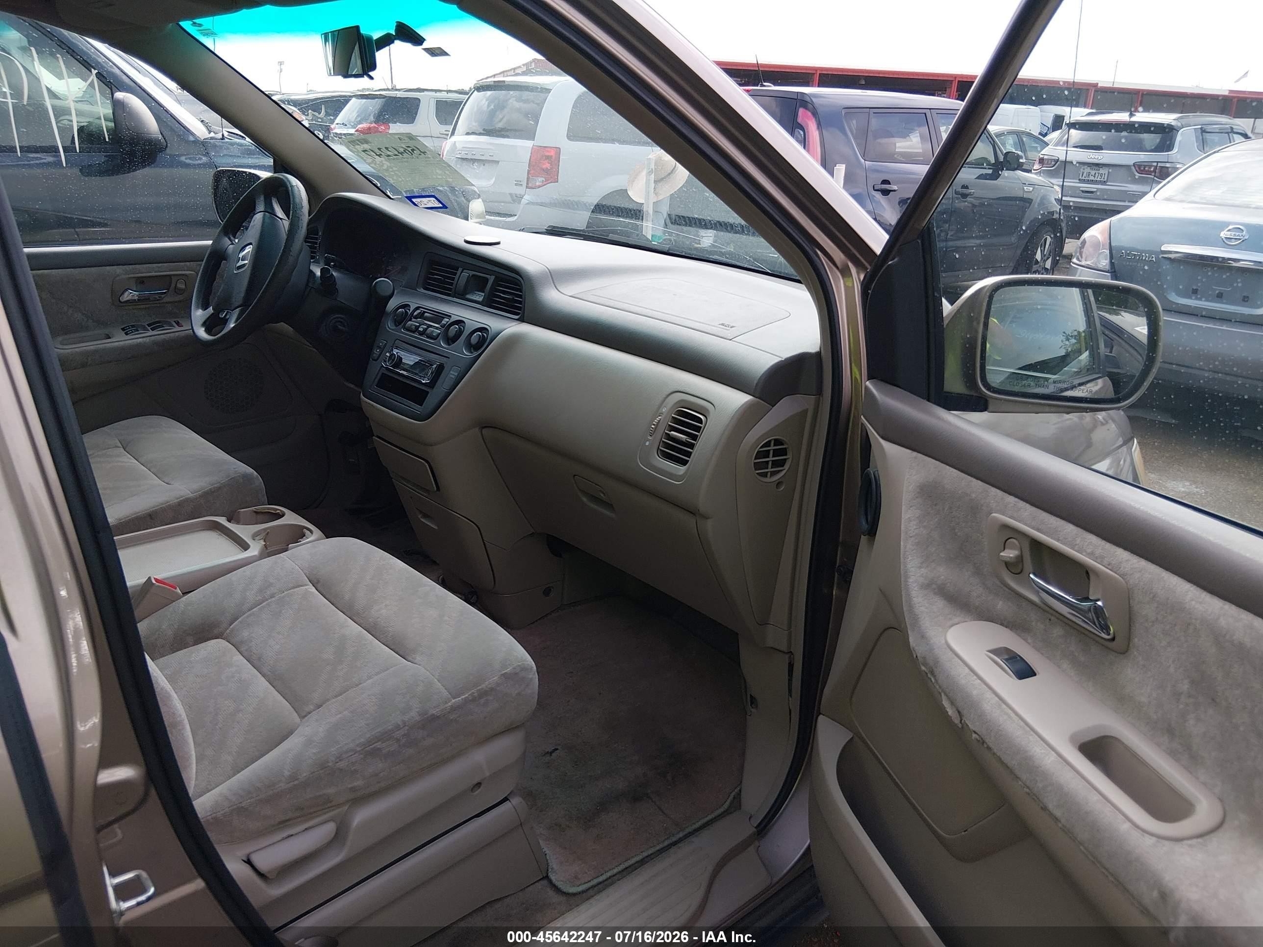 2004 Honda Odyssey Ex Brown vin: 5FNRL18694B049606