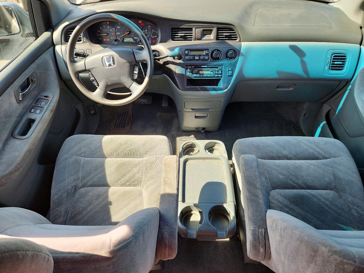 2002 Honda Odyssey Ex Gray vin: 5FNRL186X2B000802
