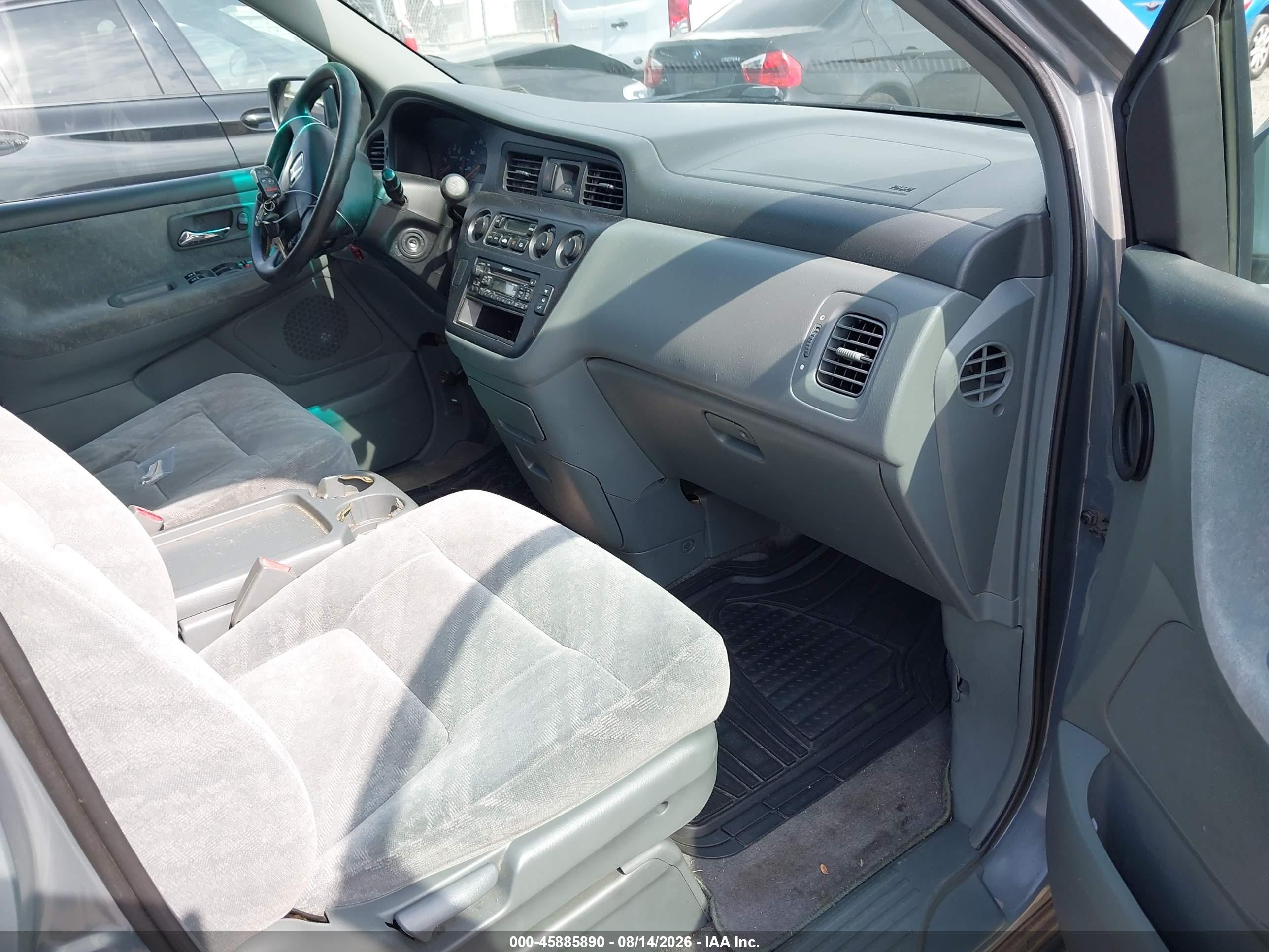 2002 Honda Odyssey Ex Teal vin: 5FNRL186X2B011735