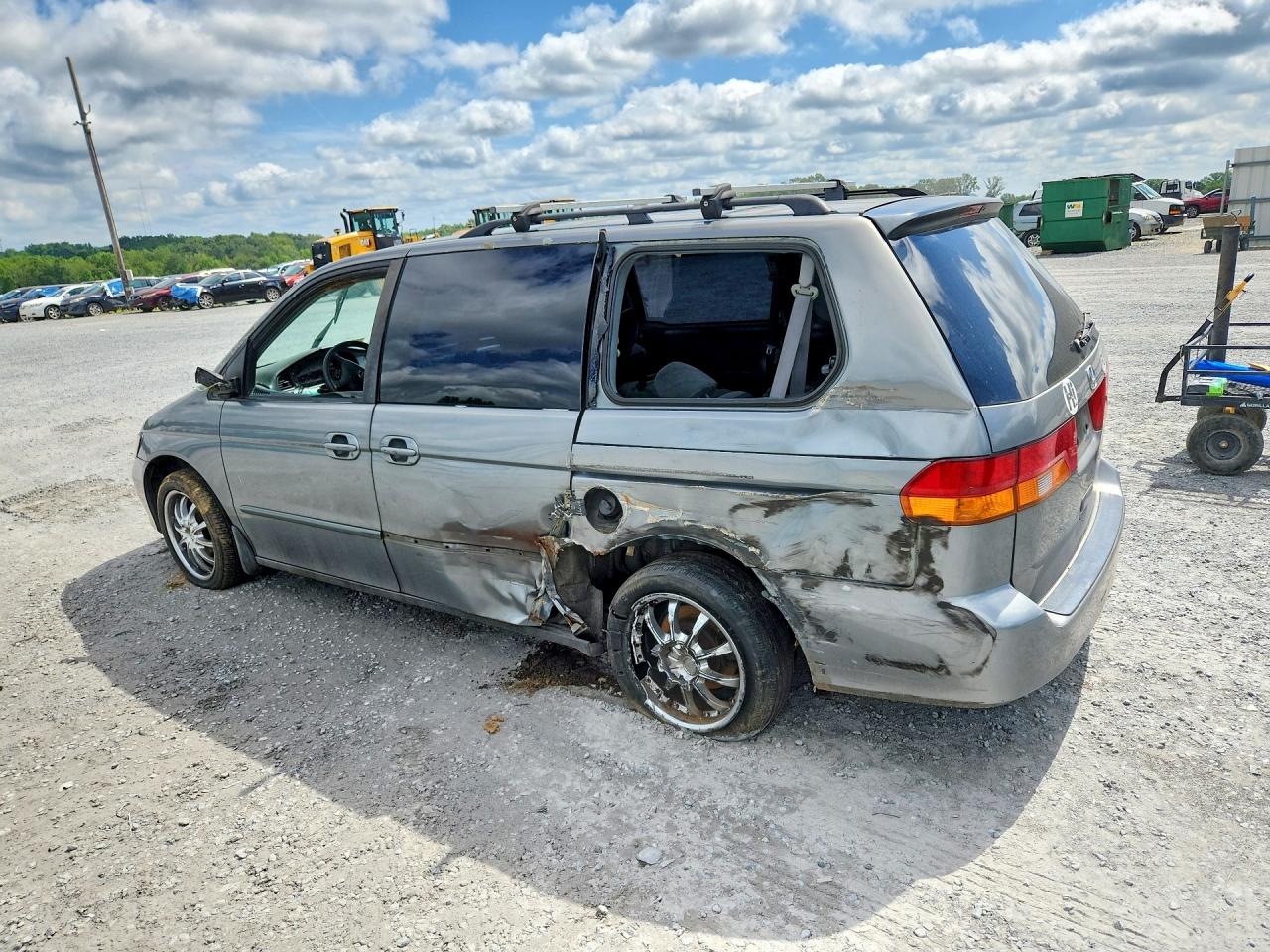 2002 Honda Odyssey Ex Charcoal vin: 5FNRL186X2B036649