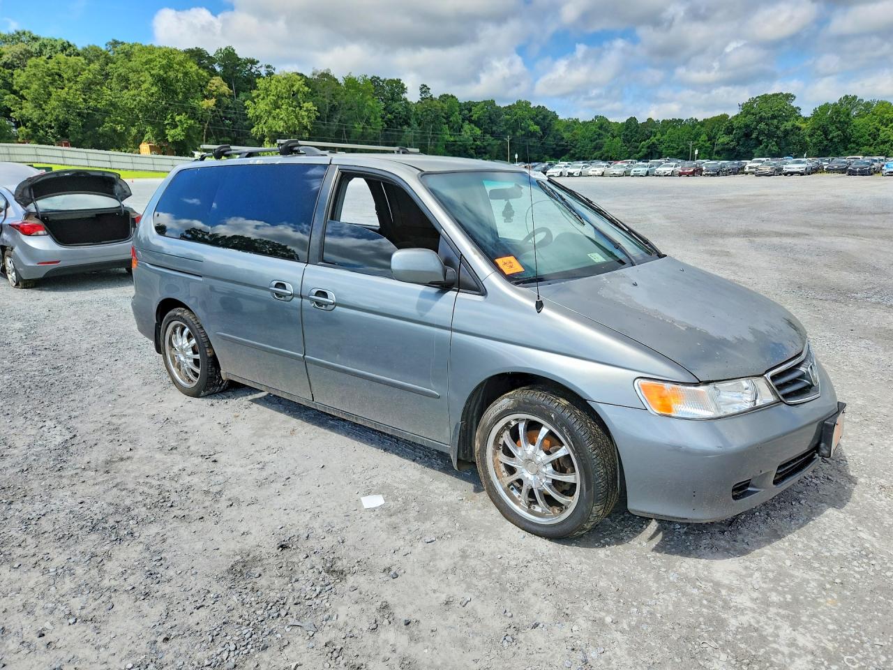 2002 Honda Odyssey Ex Charcoal vin: 5FNRL186X2B036649
