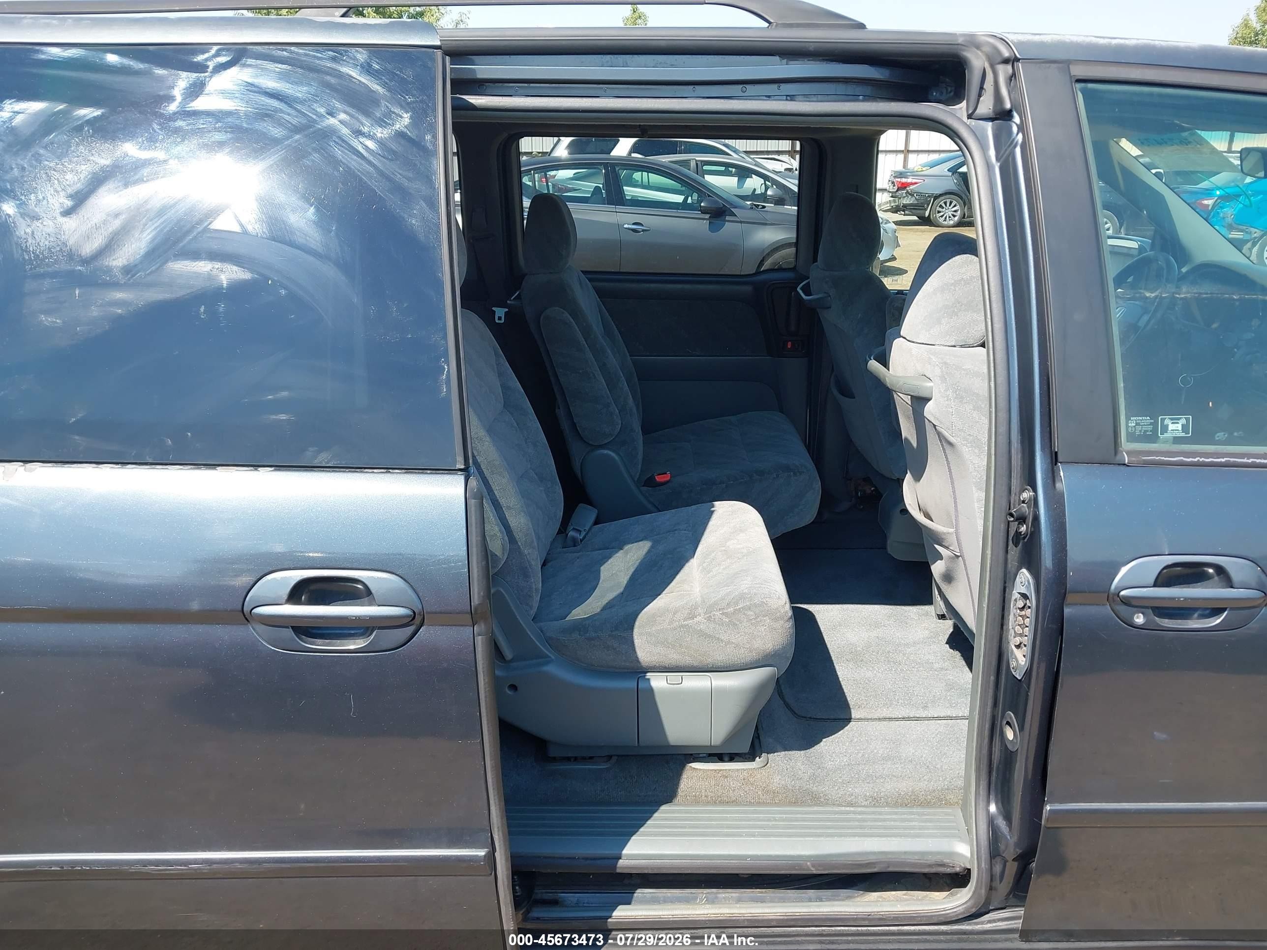 2003 Honda Odyssey Ex Gray vin: 5FNRL186X3B060824
