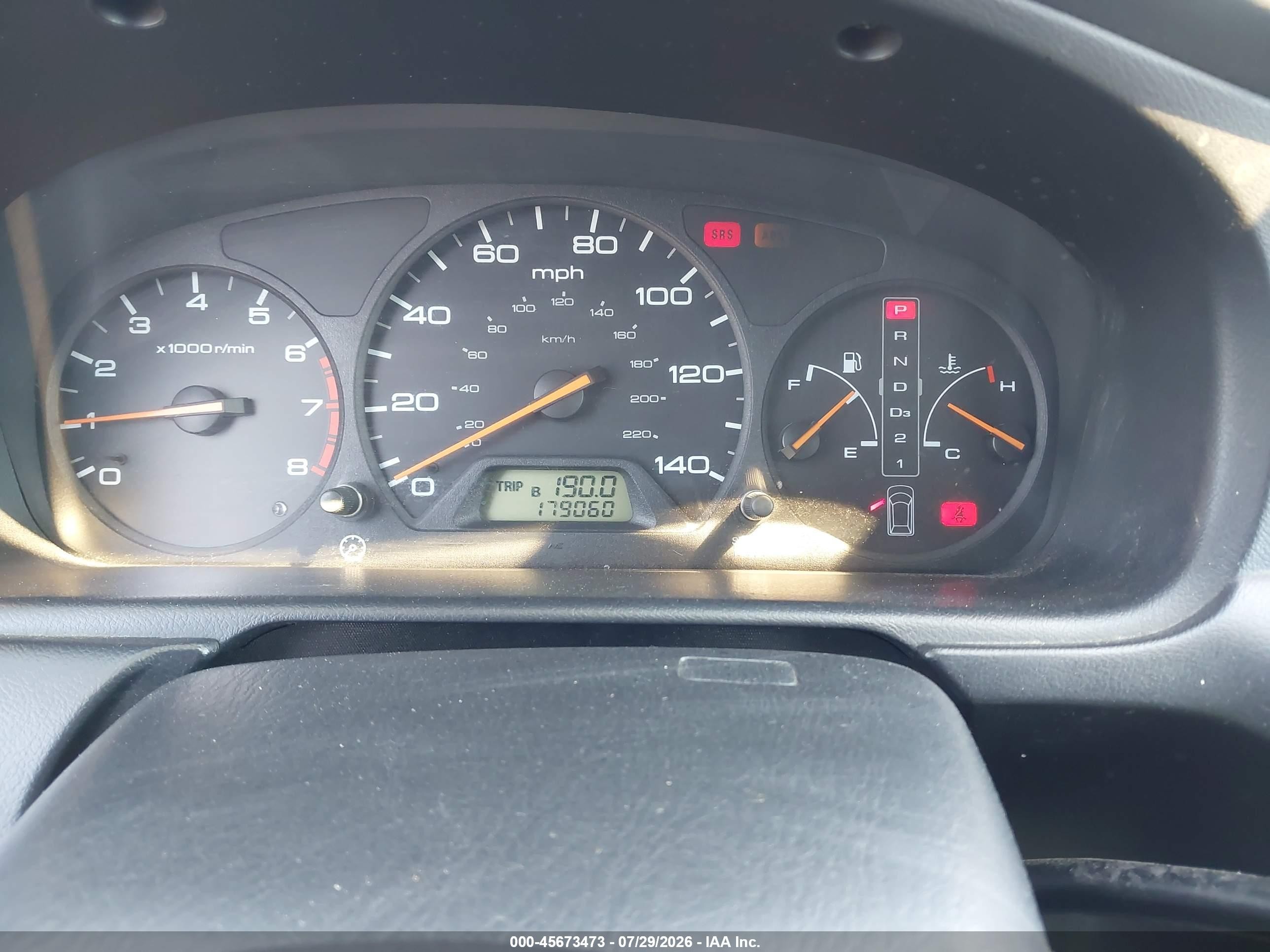2003 Honda Odyssey Ex Gray vin: 5FNRL186X3B060824