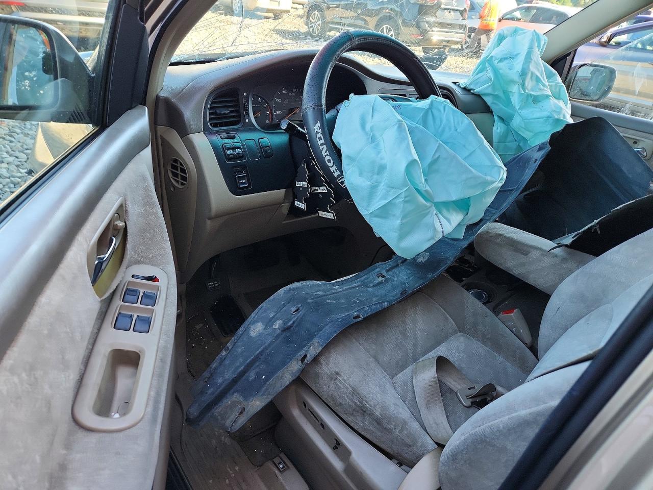 2004 Honda Odyssey Ex Silver vin: 5FNRL186X4B037402