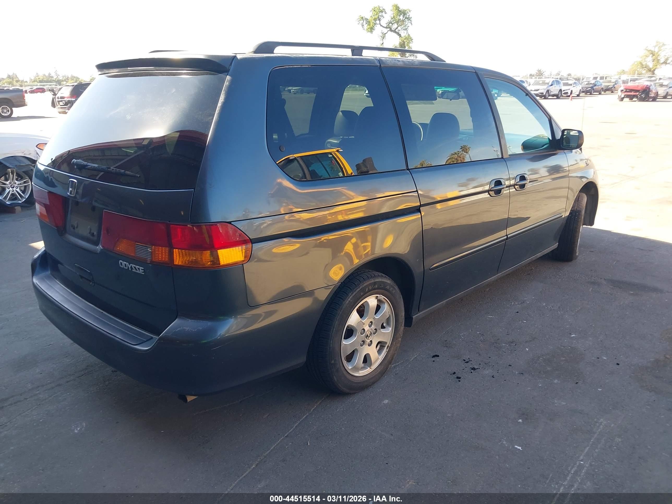 2004 Honda Odyssey Ex-l Gray vin: 5FNRL18704B073317