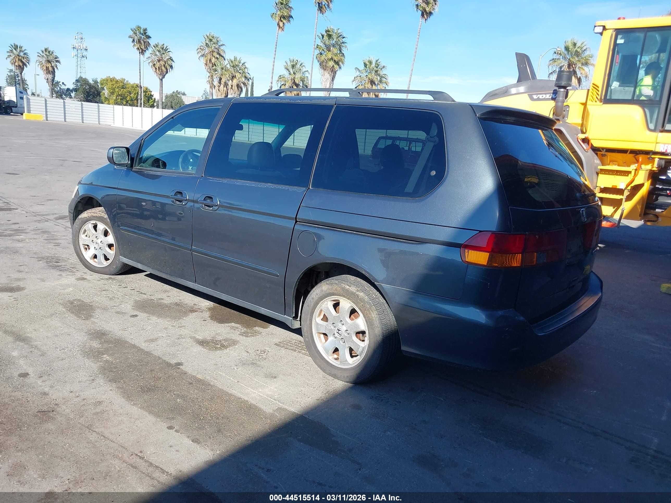 2004 Honda Odyssey Ex-l Gray vin: 5FNRL18704B073317