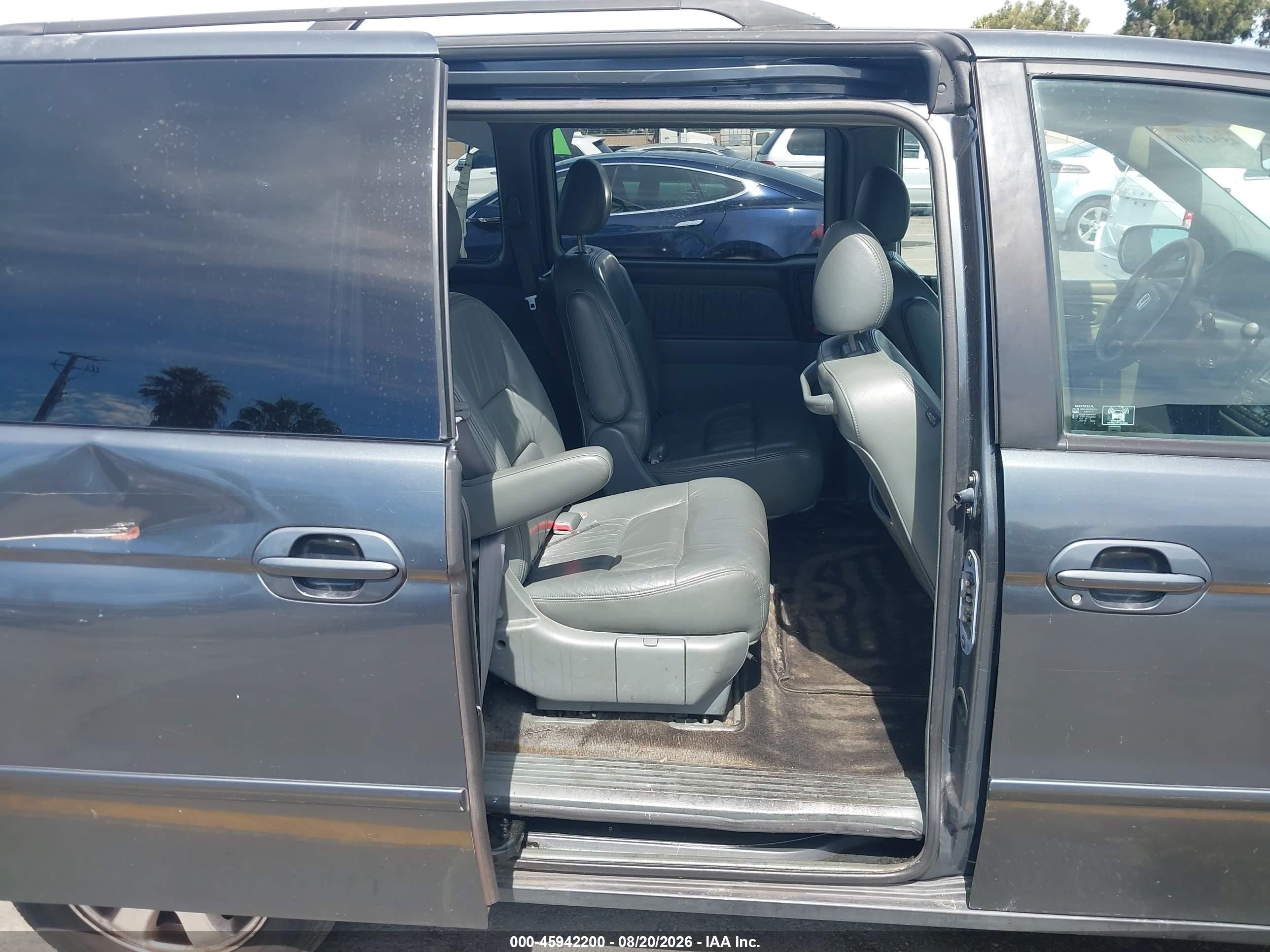 2003 Honda Odyssey Ex-l Blue vin: 5FNRL18713B026120