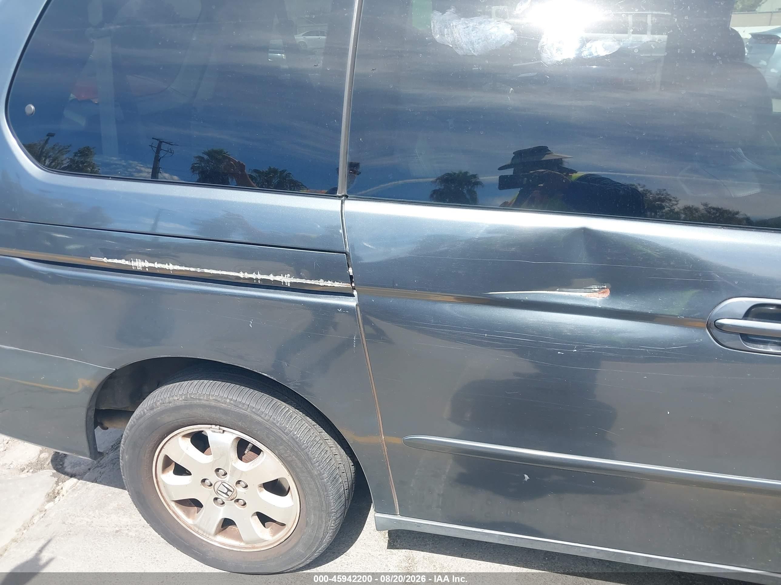 2003 Honda Odyssey Ex-l Blue vin: 5FNRL18713B026120