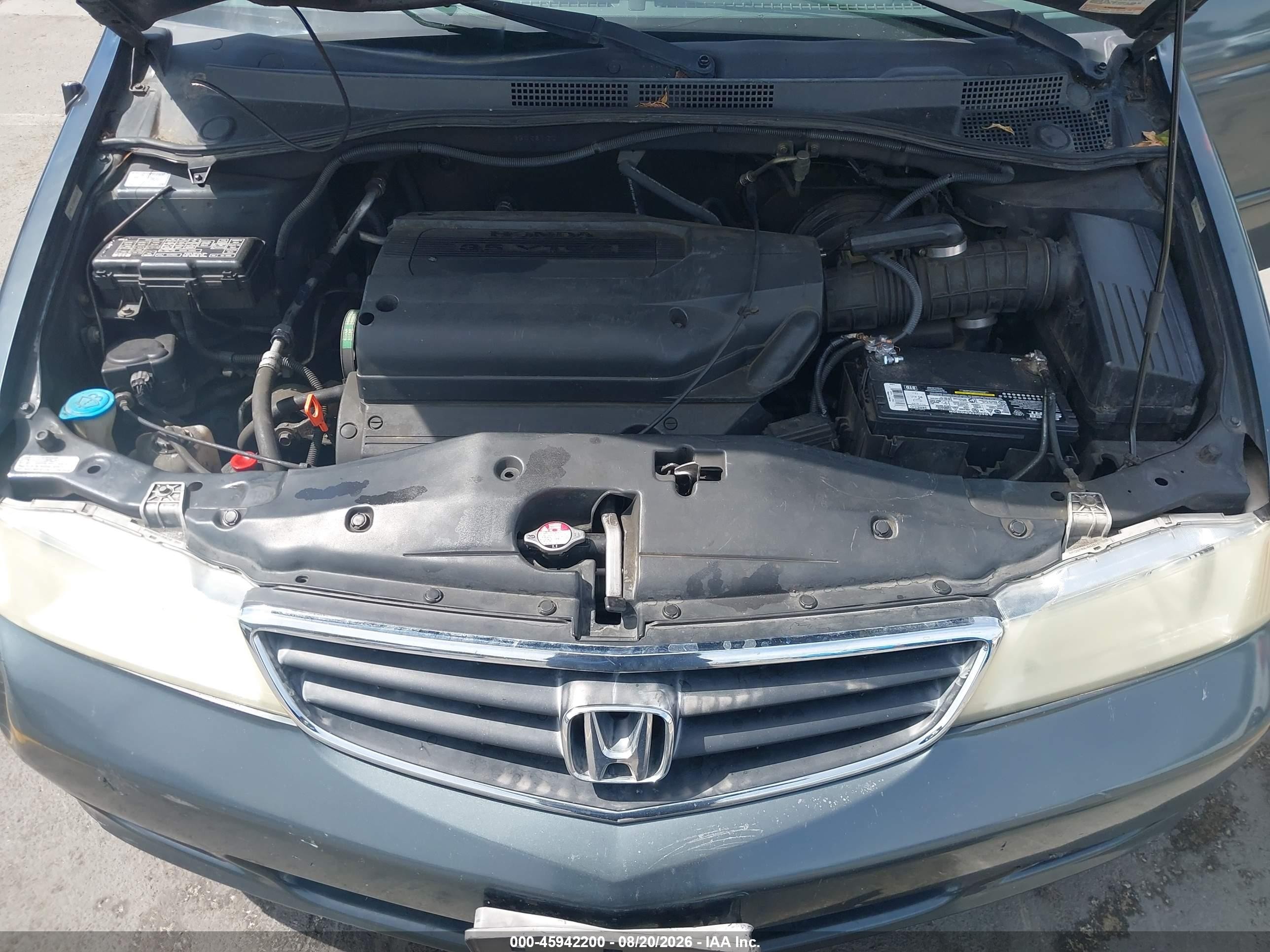 2003 Honda Odyssey Ex-l Blue vin: 5FNRL18713B026120