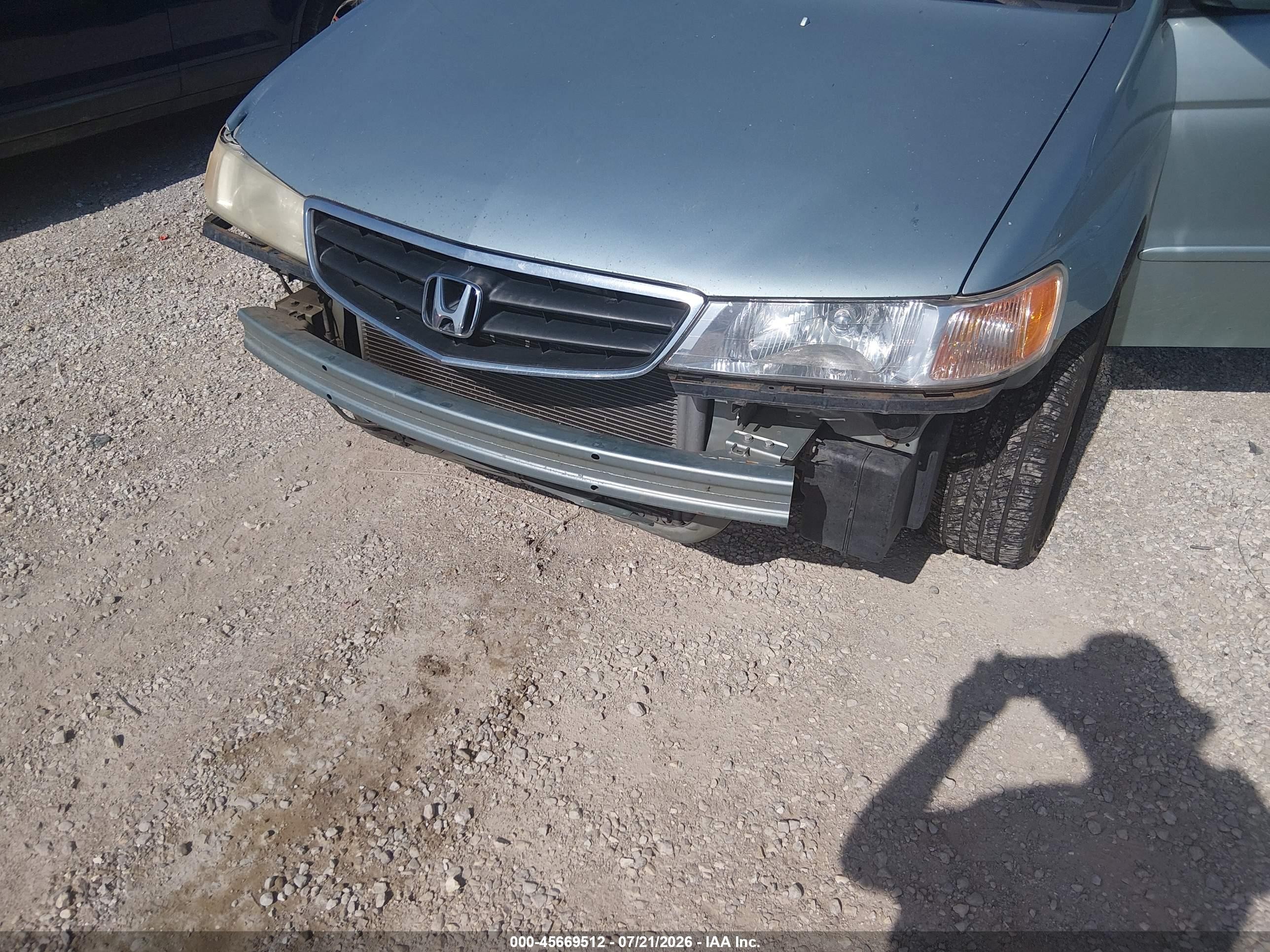 2004 Honda Odyssey Ex-l Gray vin: 5FNRL18714B108575