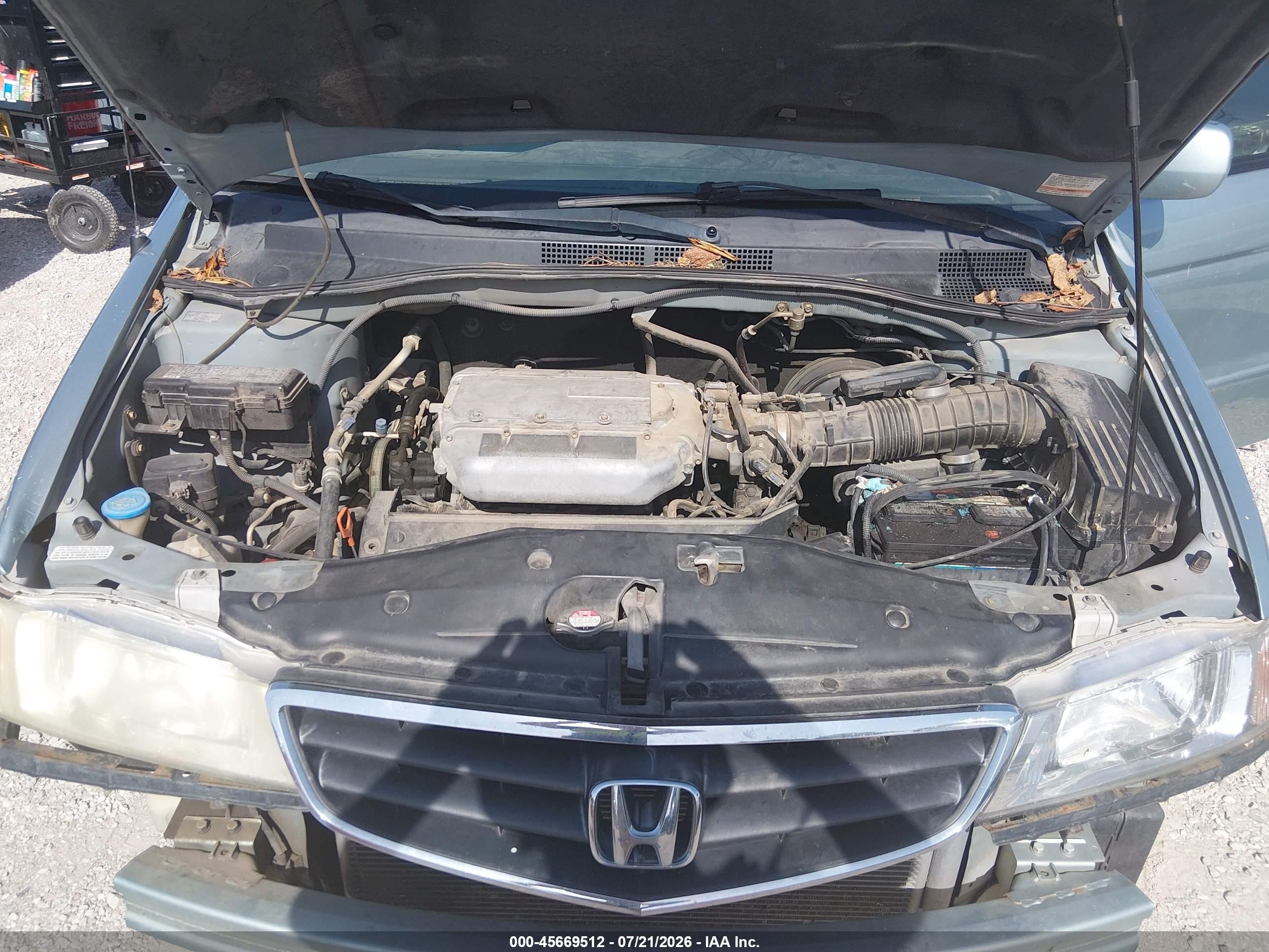 2004 Honda Odyssey Ex-l Gray vin: 5FNRL18714B108575