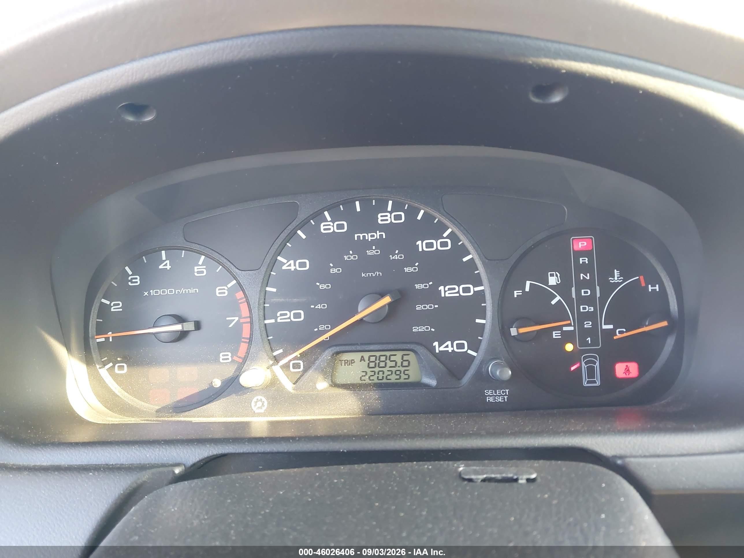 2003 Honda Odyssey Ex-l Beige vin: 5FNRL18723B100161