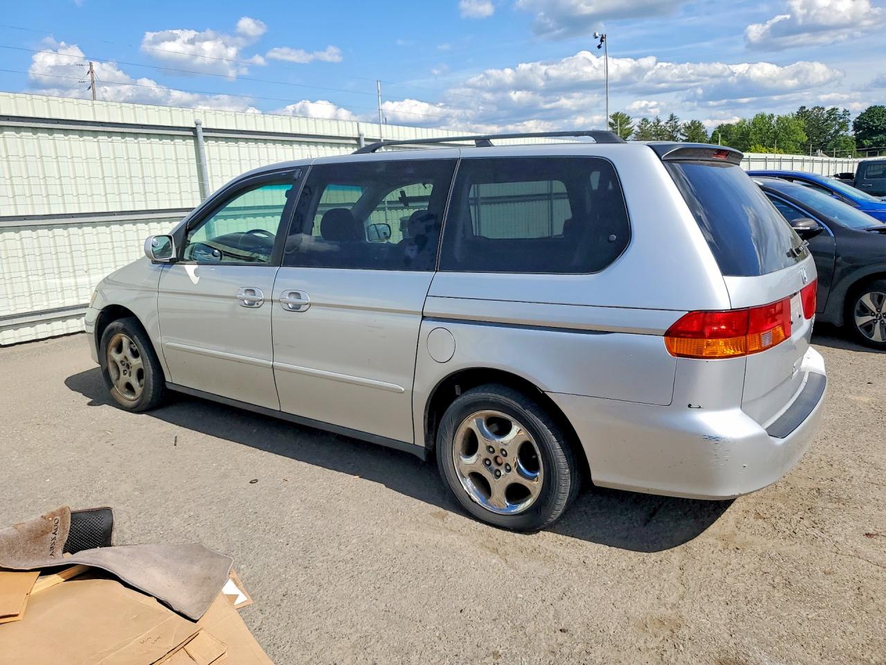 2003 Honda Odyssey Exl Silver vin: 5FNRL18723B144774