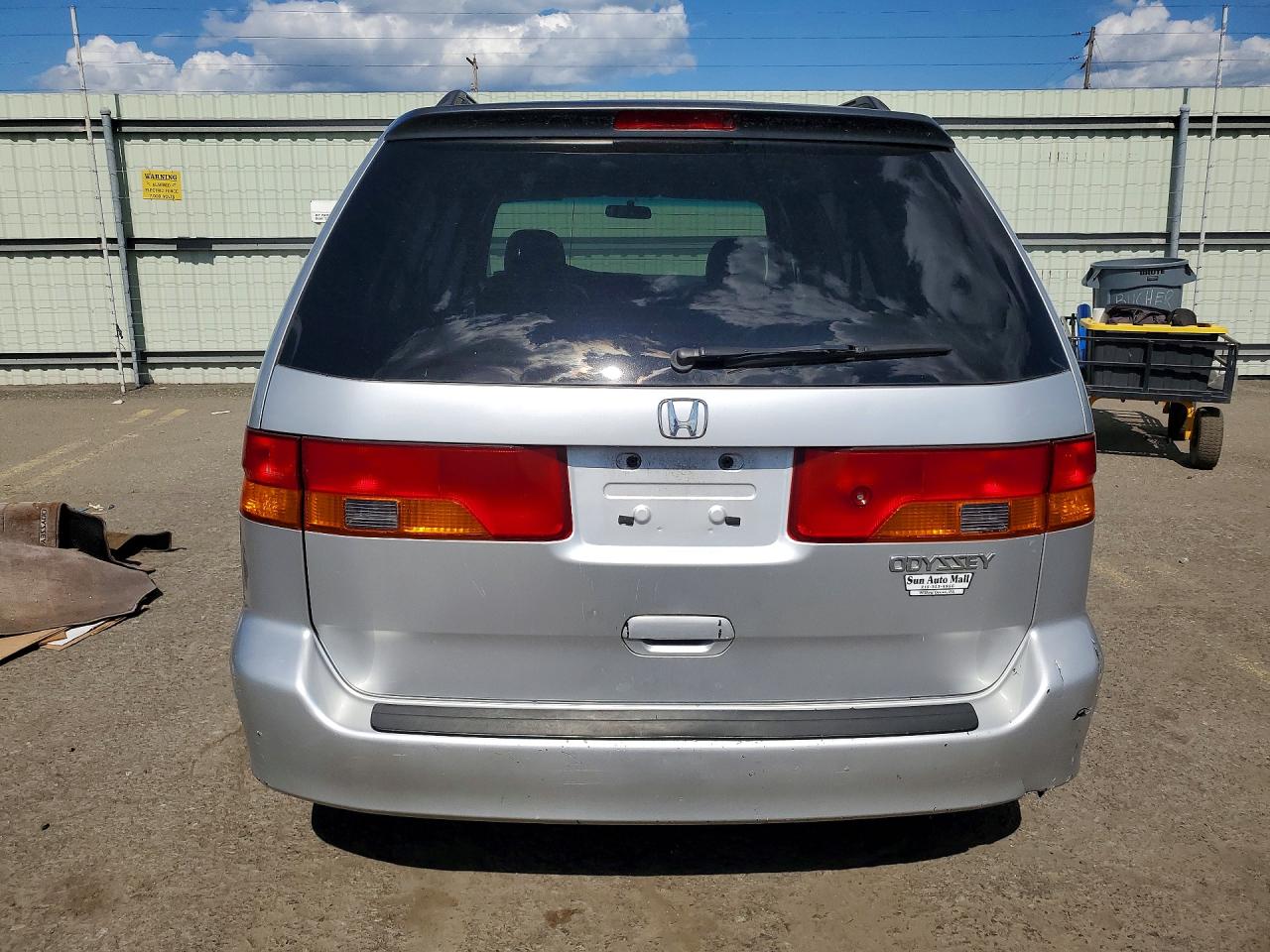 2003 Honda Odyssey Exl Silver vin: 5FNRL18723B144774