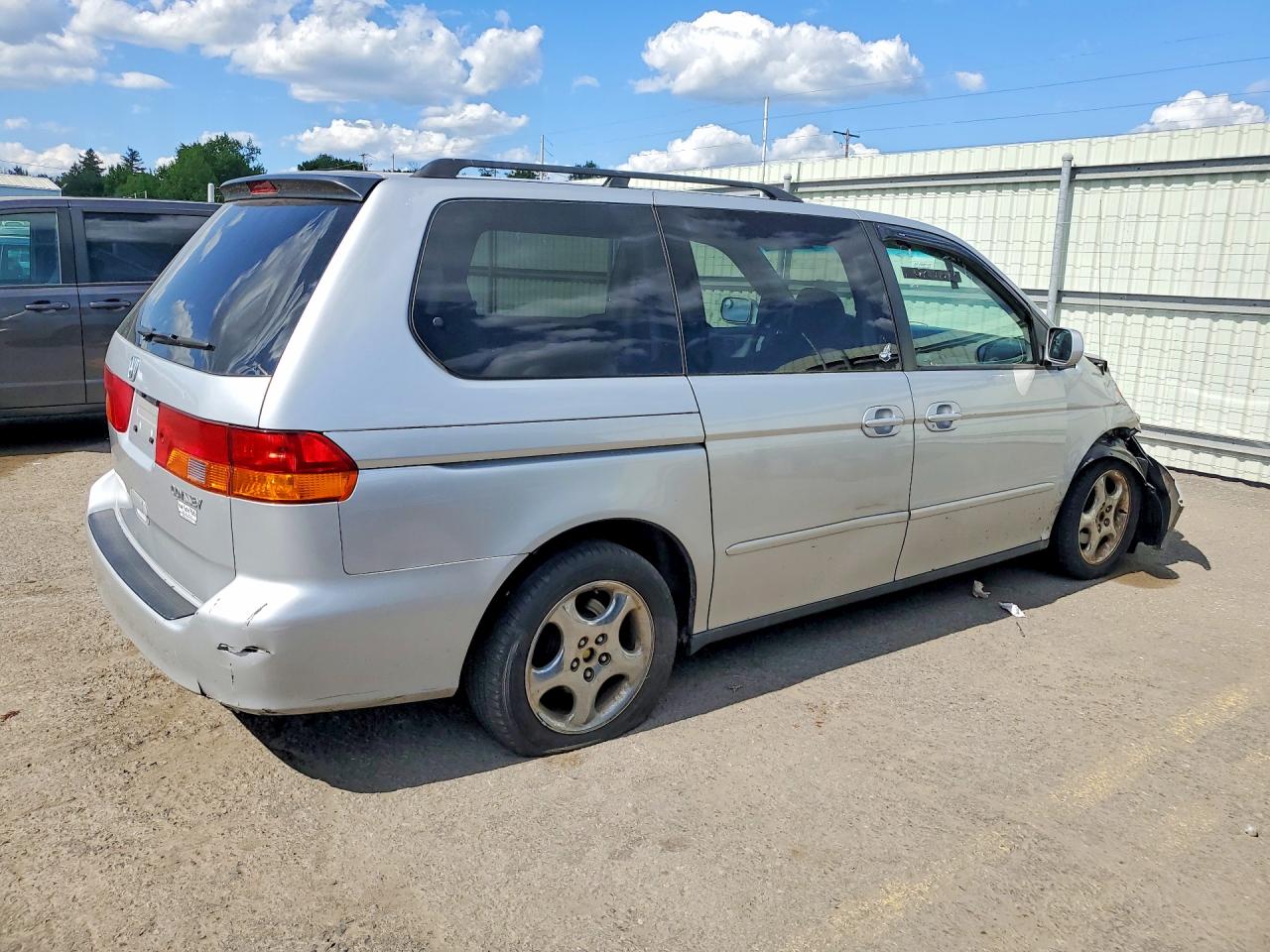 2003 Honda Odyssey Exl Silver vin: 5FNRL18723B144774