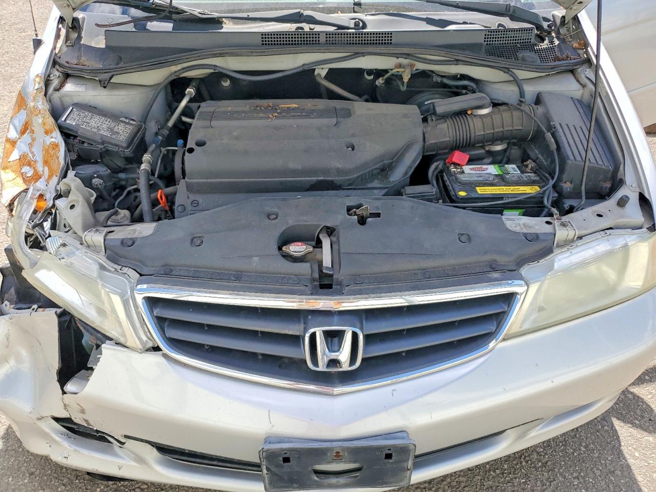 2003 Honda Odyssey Exl Silver vin: 5FNRL18723B144774